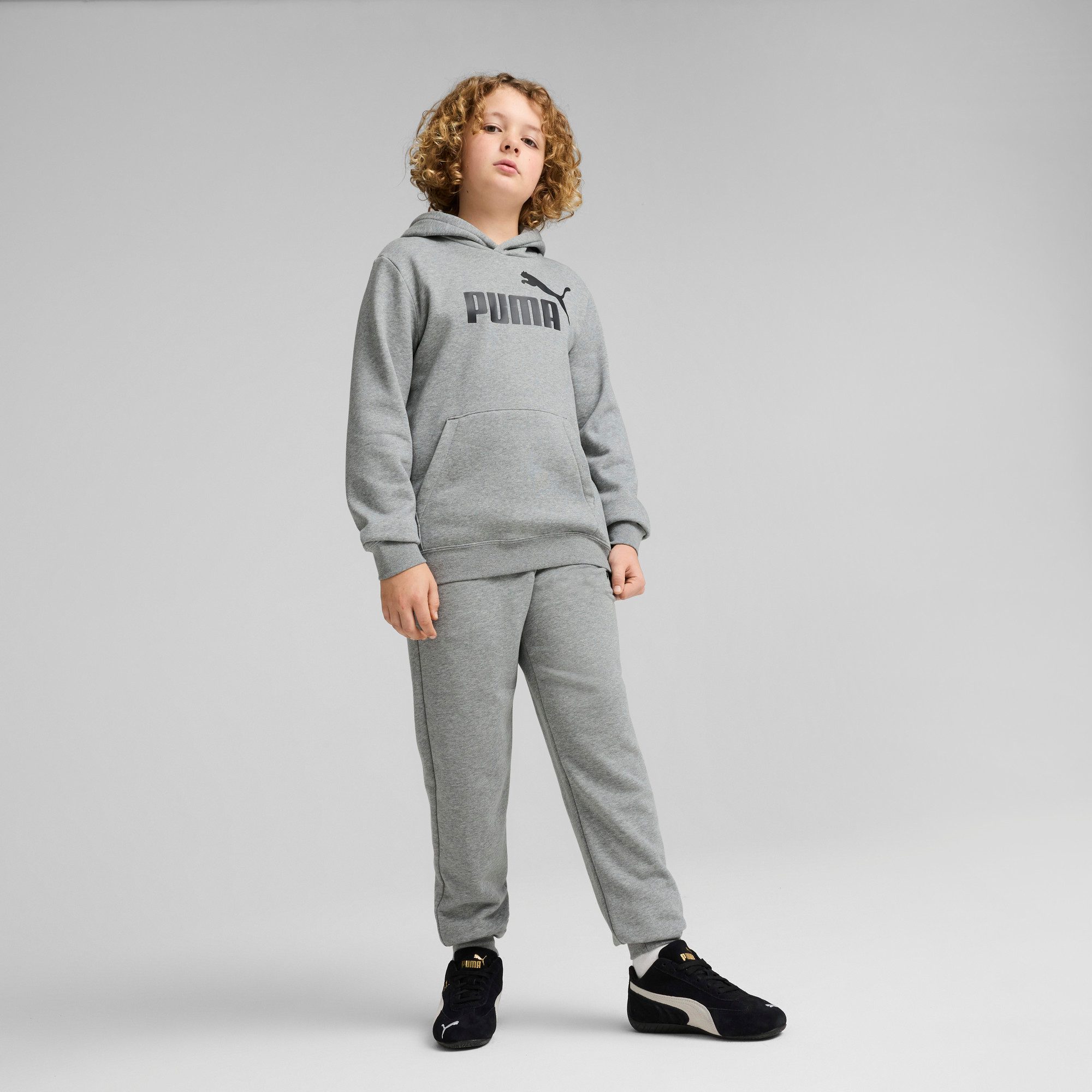 PUMA Kapuzensweatshirt ESS NO 1 LOGO HOODIE FL B für Sportmode und Streetwear, mit Jerseyfutter, mit Kängurutasche