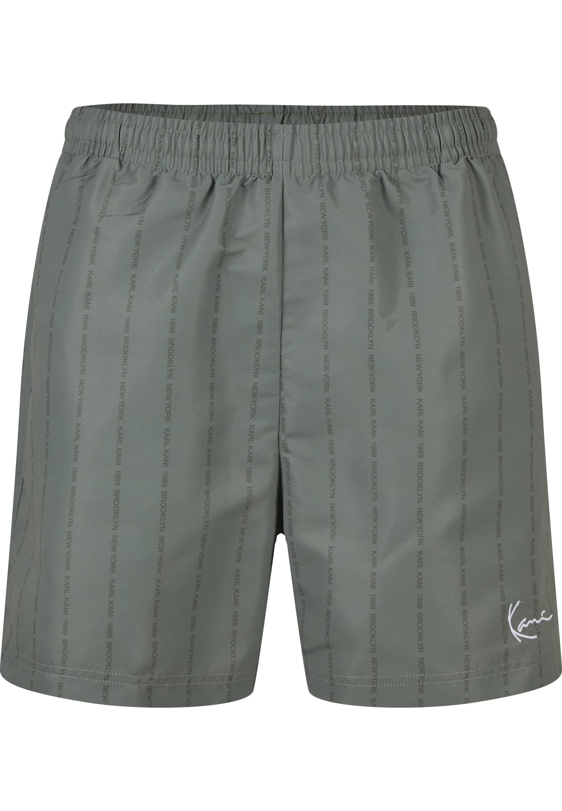 Karl Kani Badeshorts Karl Kani Signature Wording Stripe Swim Shorts