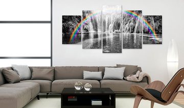 Artgeist Wandbild Rainbow on grays