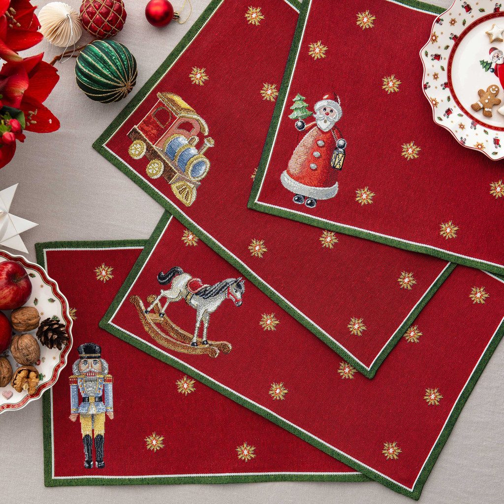 Villeroy & Boch Platzset Toy's Delight Jubiläums-Set Gobelin Platzset 4tlg.