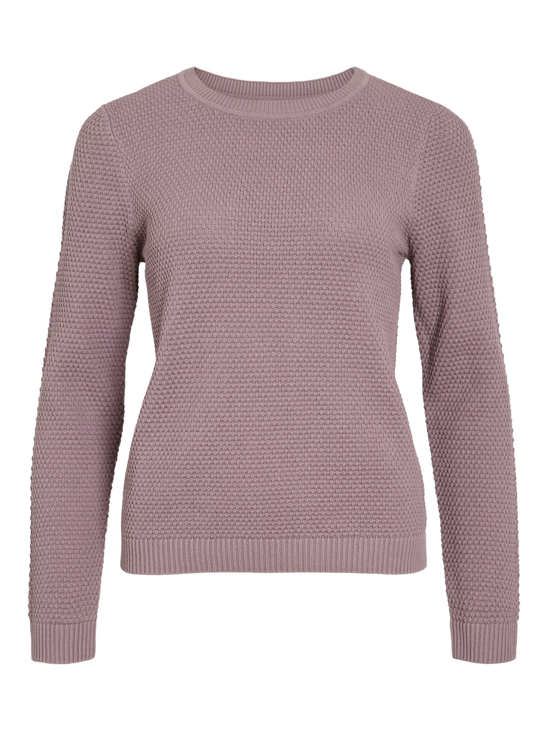 Vila Strickpullover Struktur Strickpullover Kuscheliger Design günstig online kaufen