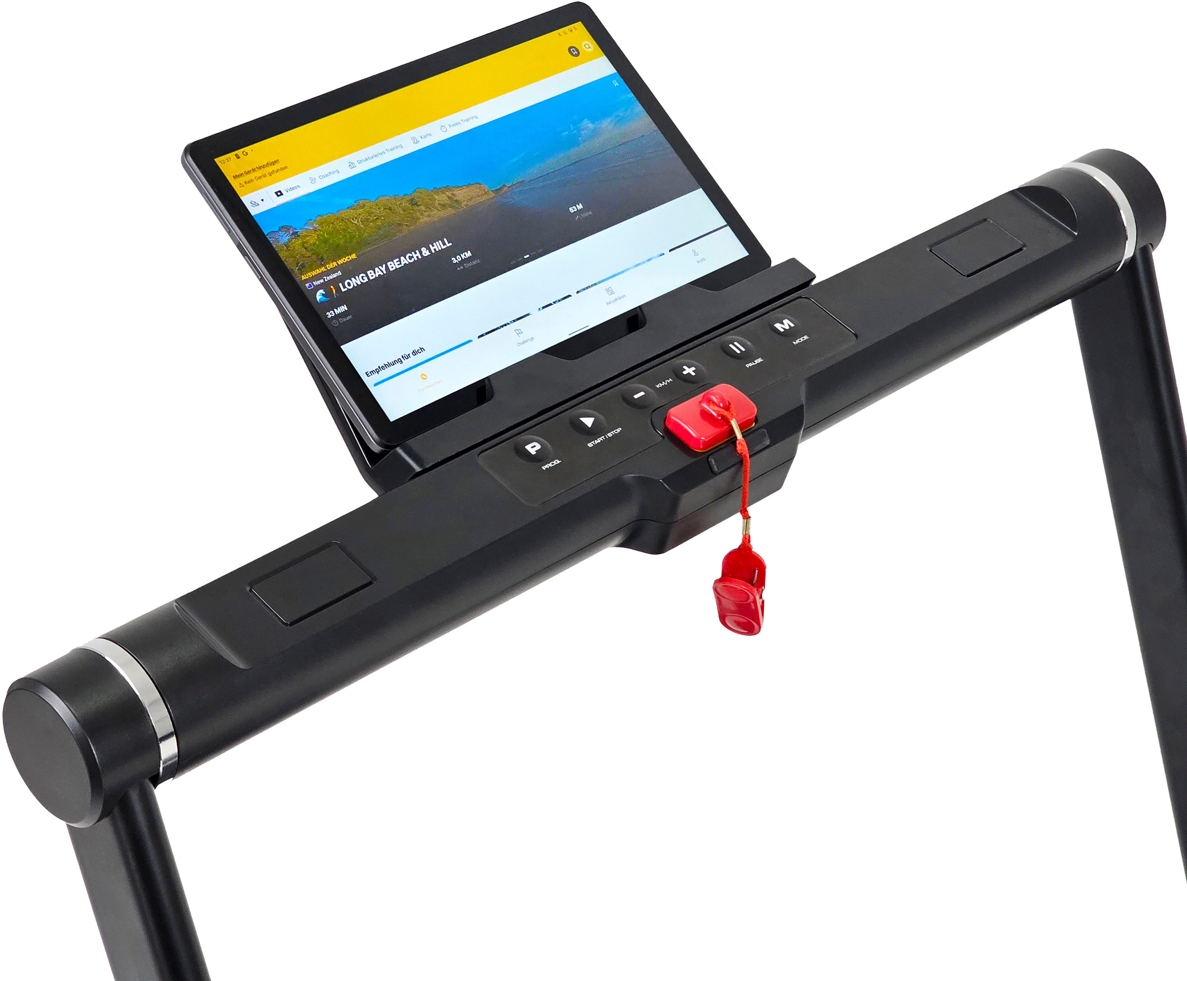 Christopeit Sport® Laufband Laufband Walk Run Pro 2 in 1, bis max. 12 km/h, klappbar, 120 kg max. Benutzergewicht