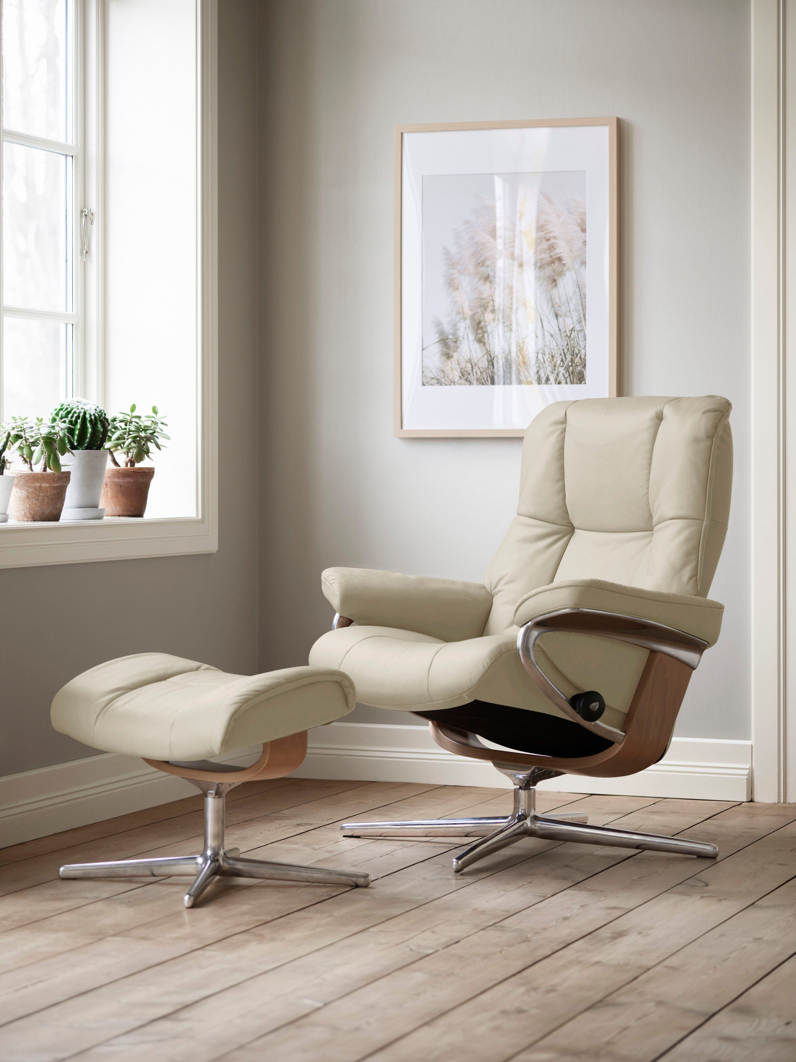 Stressless® Relaxsessel Mayfair, mit Cross Base, Größe S, M & L, Holzakzent Eiche