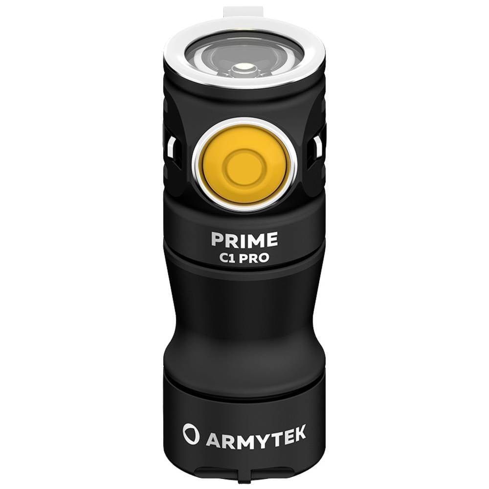 Armytek LED Taschenlampe Prime C1 Pro Warm Minitaschenlampe mit starker, mit Schlüsselanhänger, mit Gürtelclip