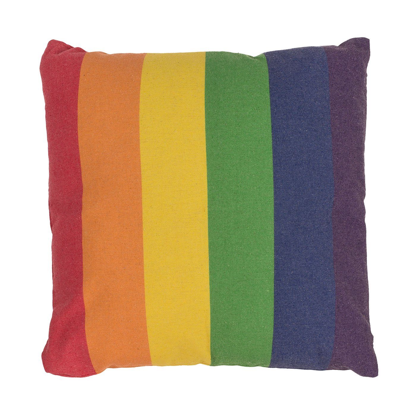 Kissen-Bezug Regenbogen ReWu 40 40 cm, Kissenhülle x Pride Kissenbezug