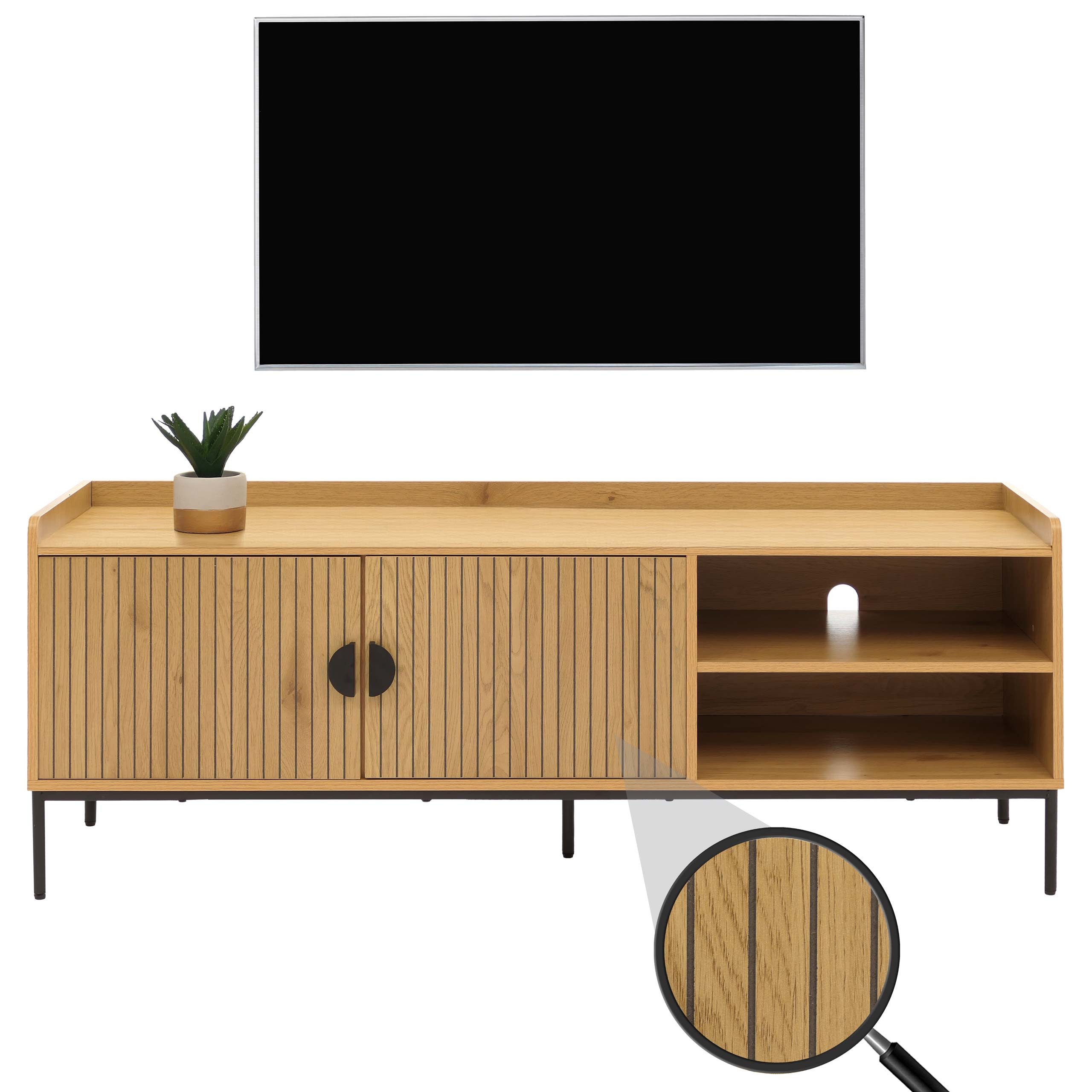 MCW TV-Bank MCW-O39-TV2, Passend zur Möbelserie O39