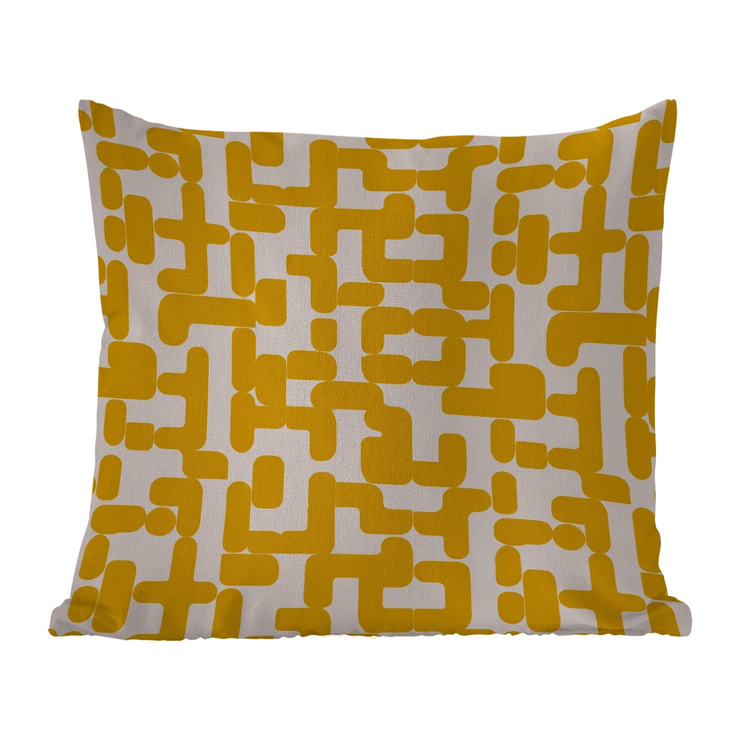 MuchoWow Dekokissen Gelb - Beige