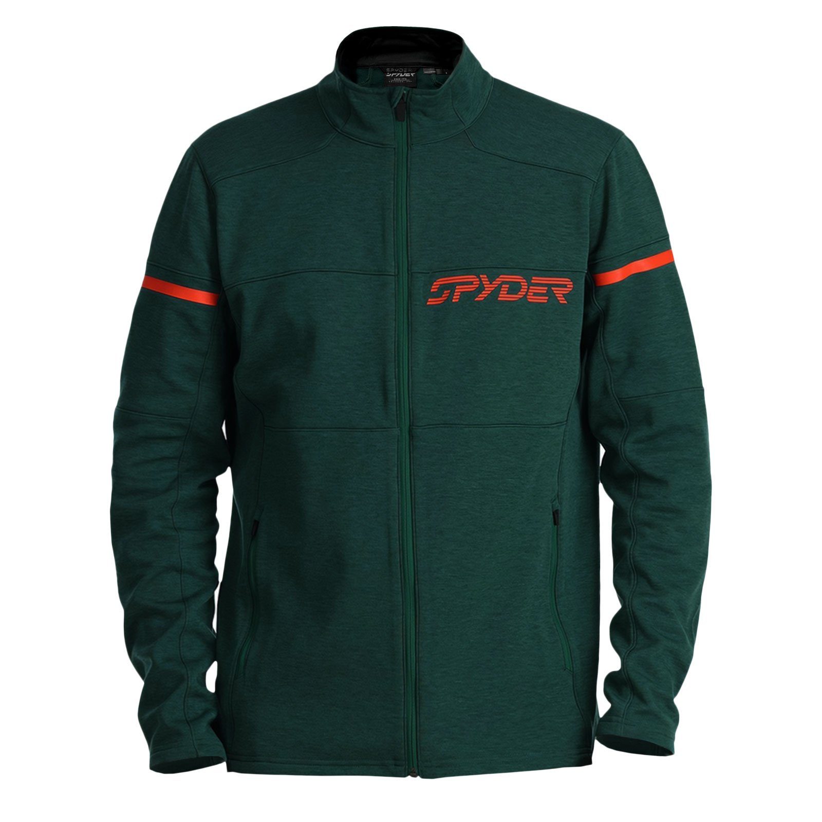 Spyder Fleecejacke Speed Fleece Jacket mit augedrucktem Markenschriftzug und -logo