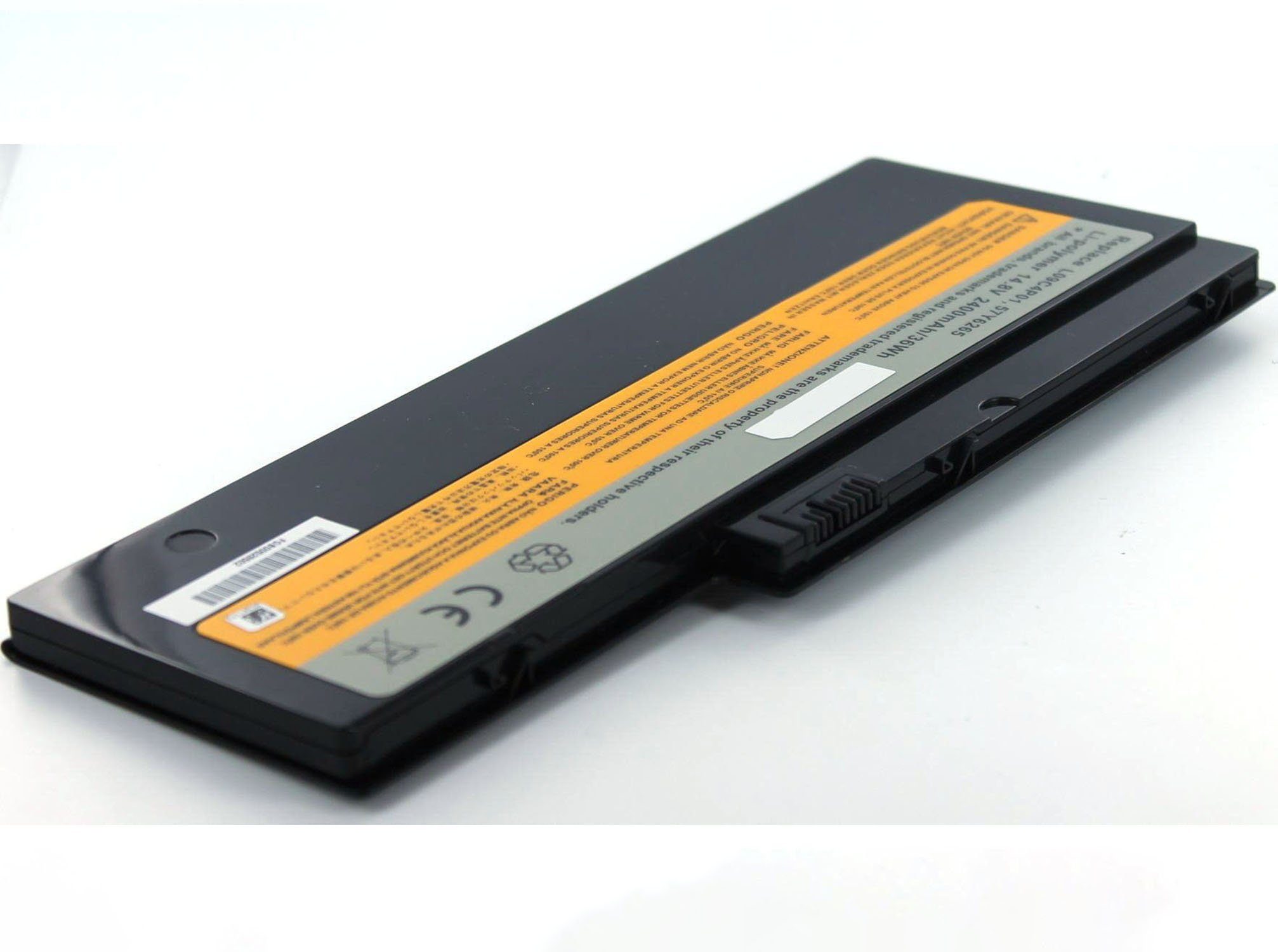 MobiloTec Akku kompatibel mit Akku St) U350 Lenovo 2400 mAh Akku IdeaPad (1