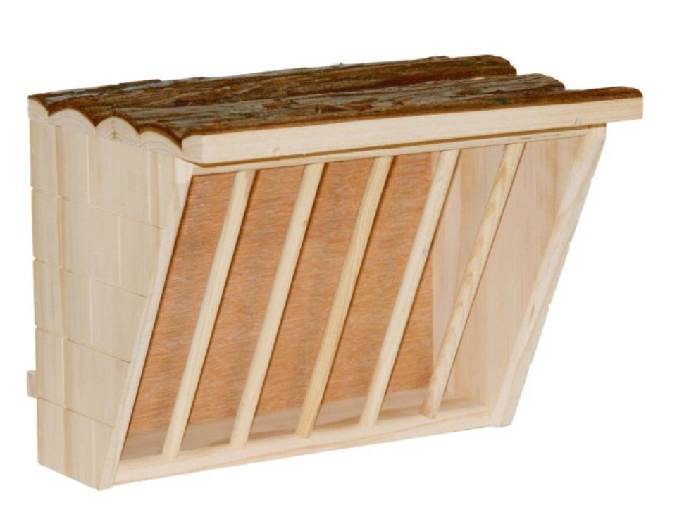 Kerbl Futterautomat Heuraufe XL Nature 28 cm x 20,5 cm x 22 cm 82895 von Kerbl