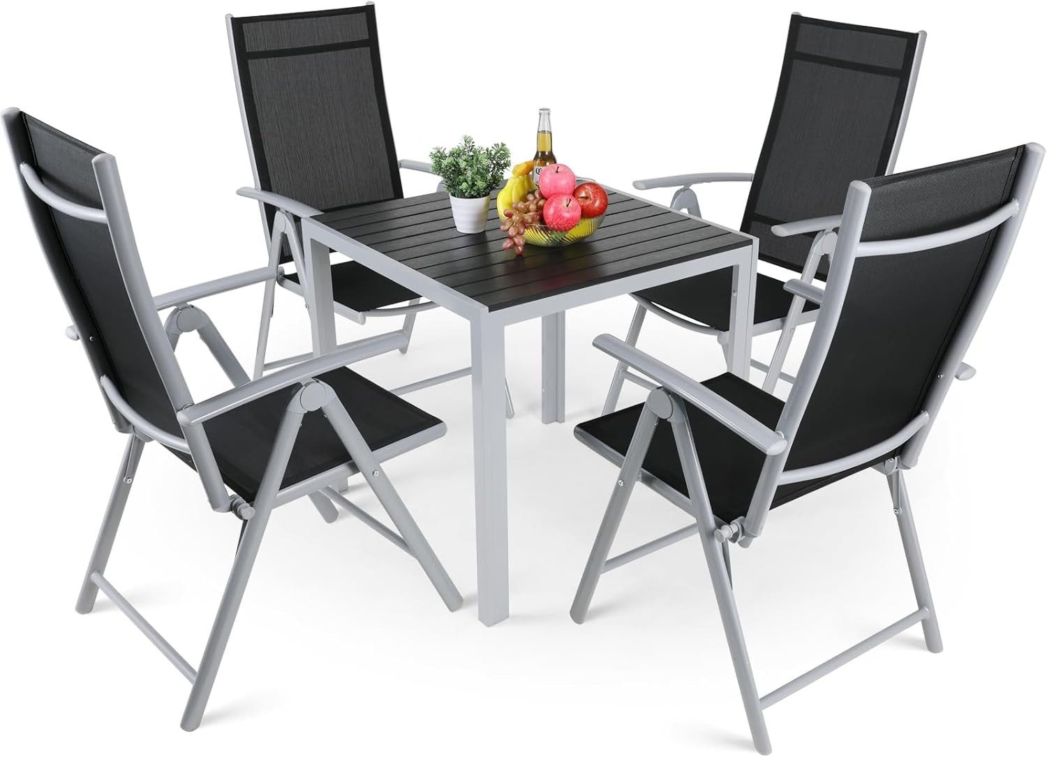 TLGREEN Gartenlounge-Set Gartenmöbel-Set,Balkonmöbel-Set,Aluminium-Sitzgrup günstig online kaufen
