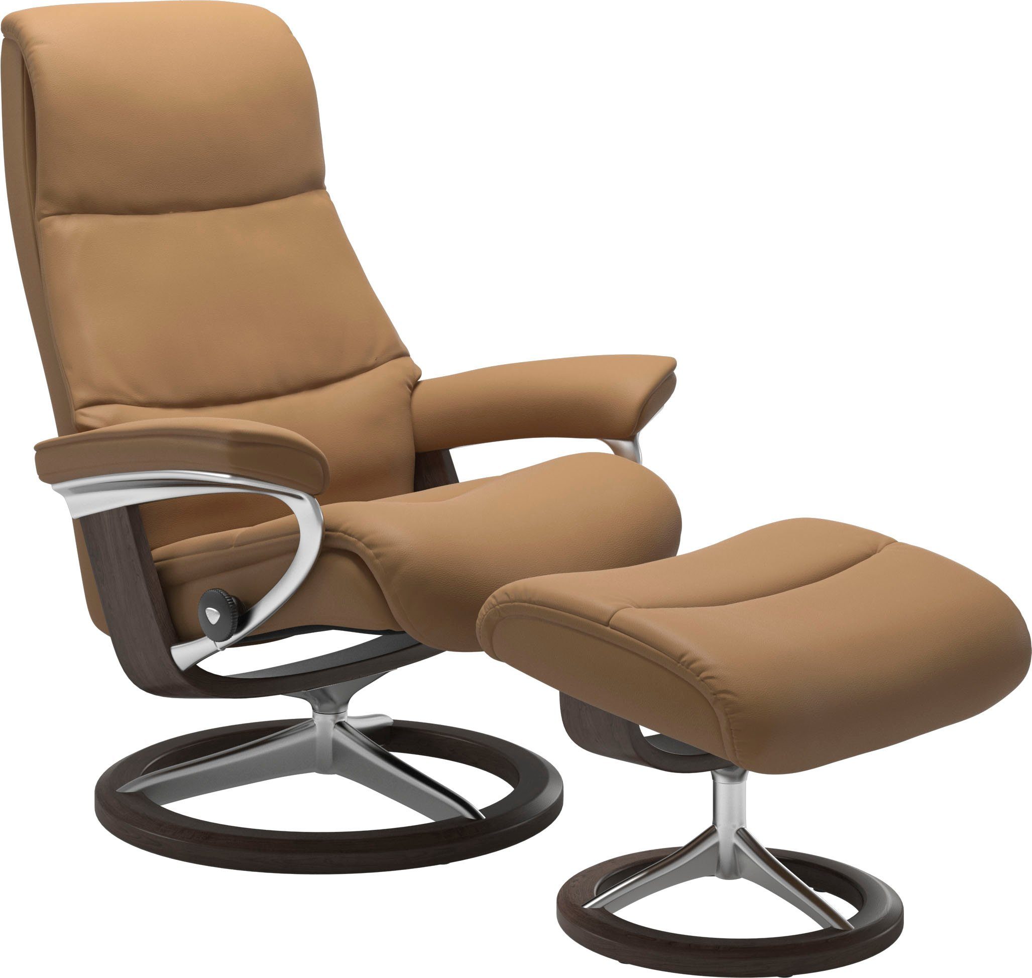 Größe Wenge View, Signature mit L,Gestell Base, Stressless® Relaxsessel