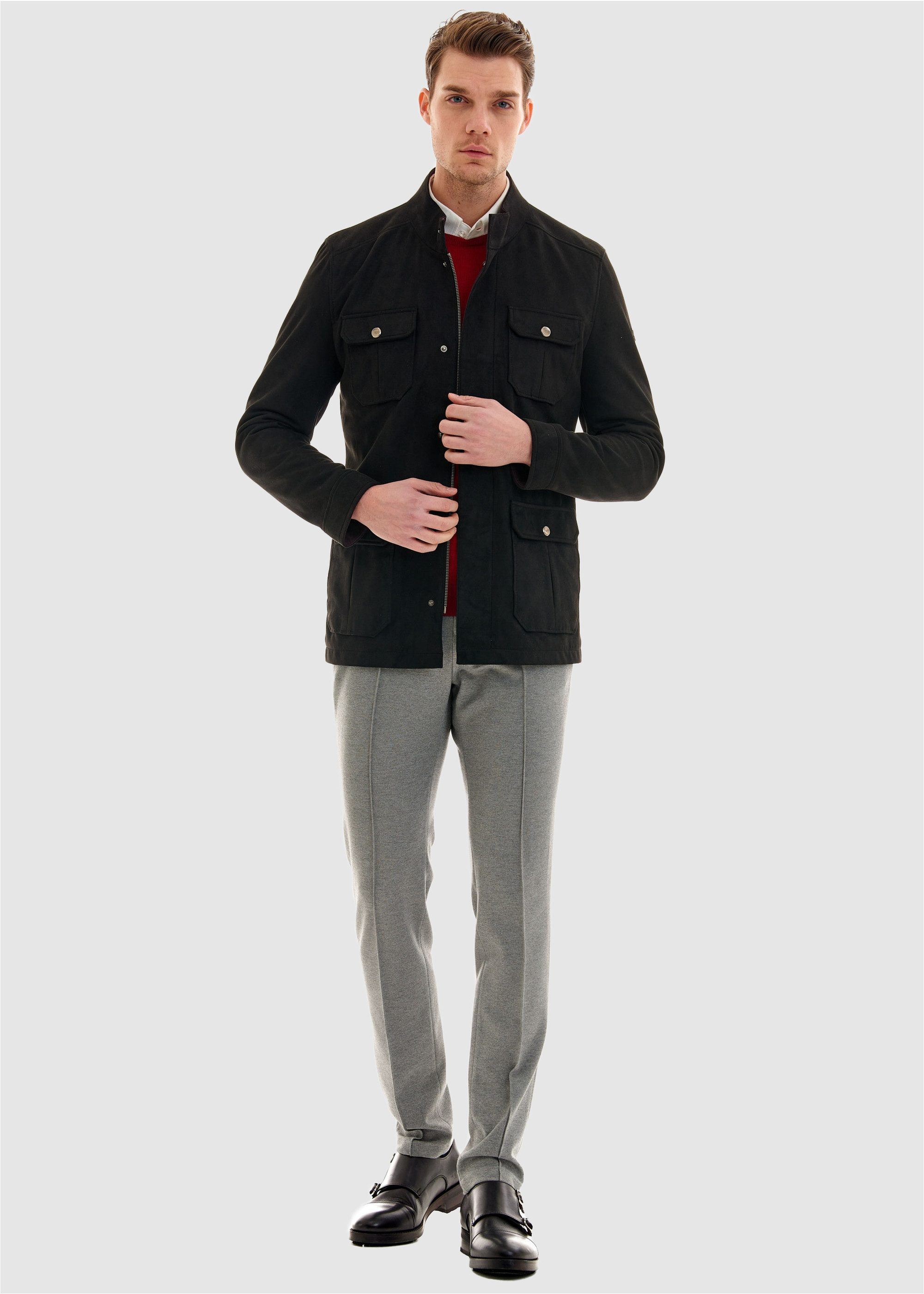 Lederimitatjacke