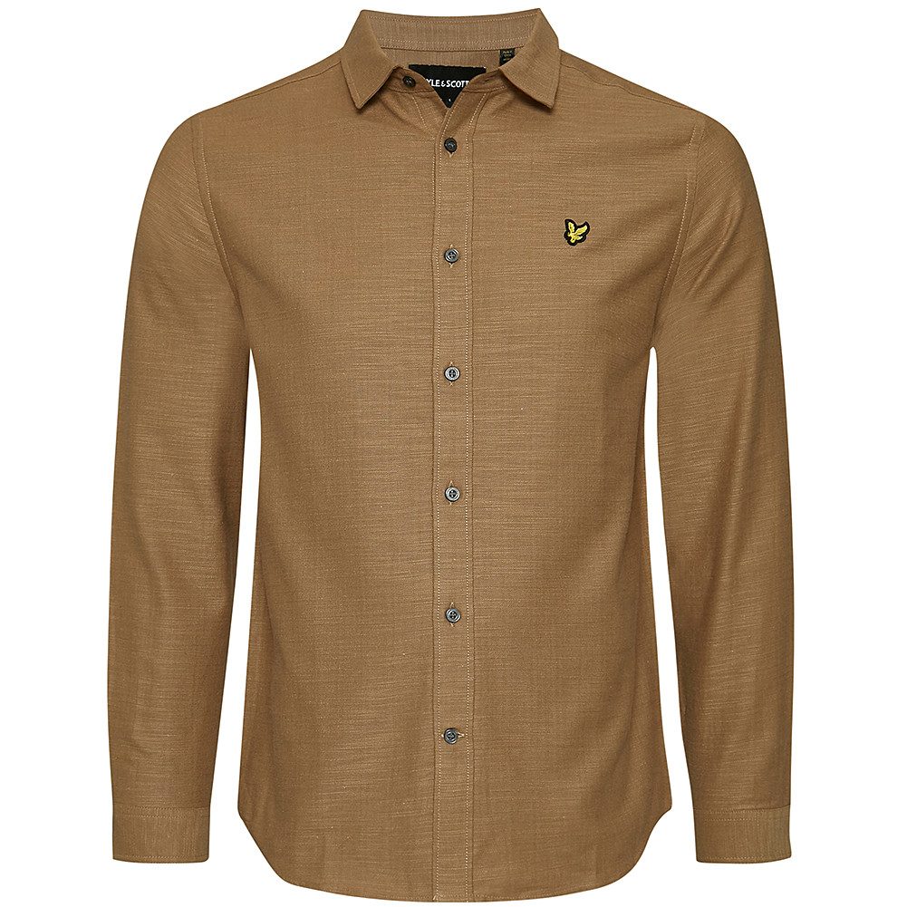 Lyle & Scott Langarmhemd Chunky Slub günstig online kaufen