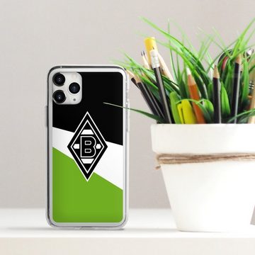 DeinDesign Handyhülle Borussia Mönchengladbach Gladbach Offizielles Lizenzprodukt, Apple iPhone 11 Pro Max Silikon Hülle Bumper Case Handy Schutzhülle