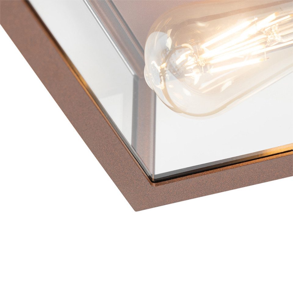 Qazqa Außen-Deckenleuchte Charlois, ohne Leuchtmittel, E27, günstig online kaufen