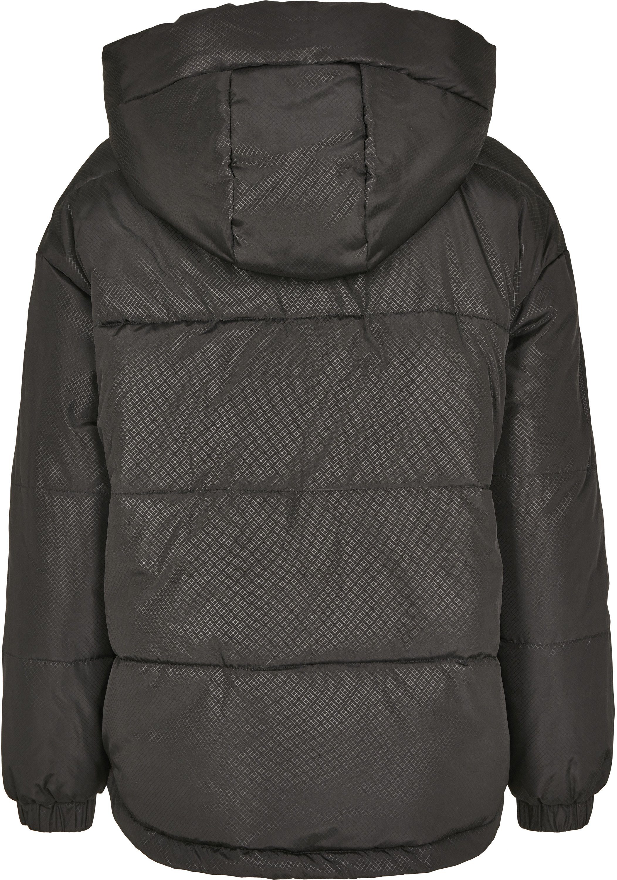 Winterjacke Hooded URBAN CLASSICS Oversized (1-St) Damen Puffer Ladies black