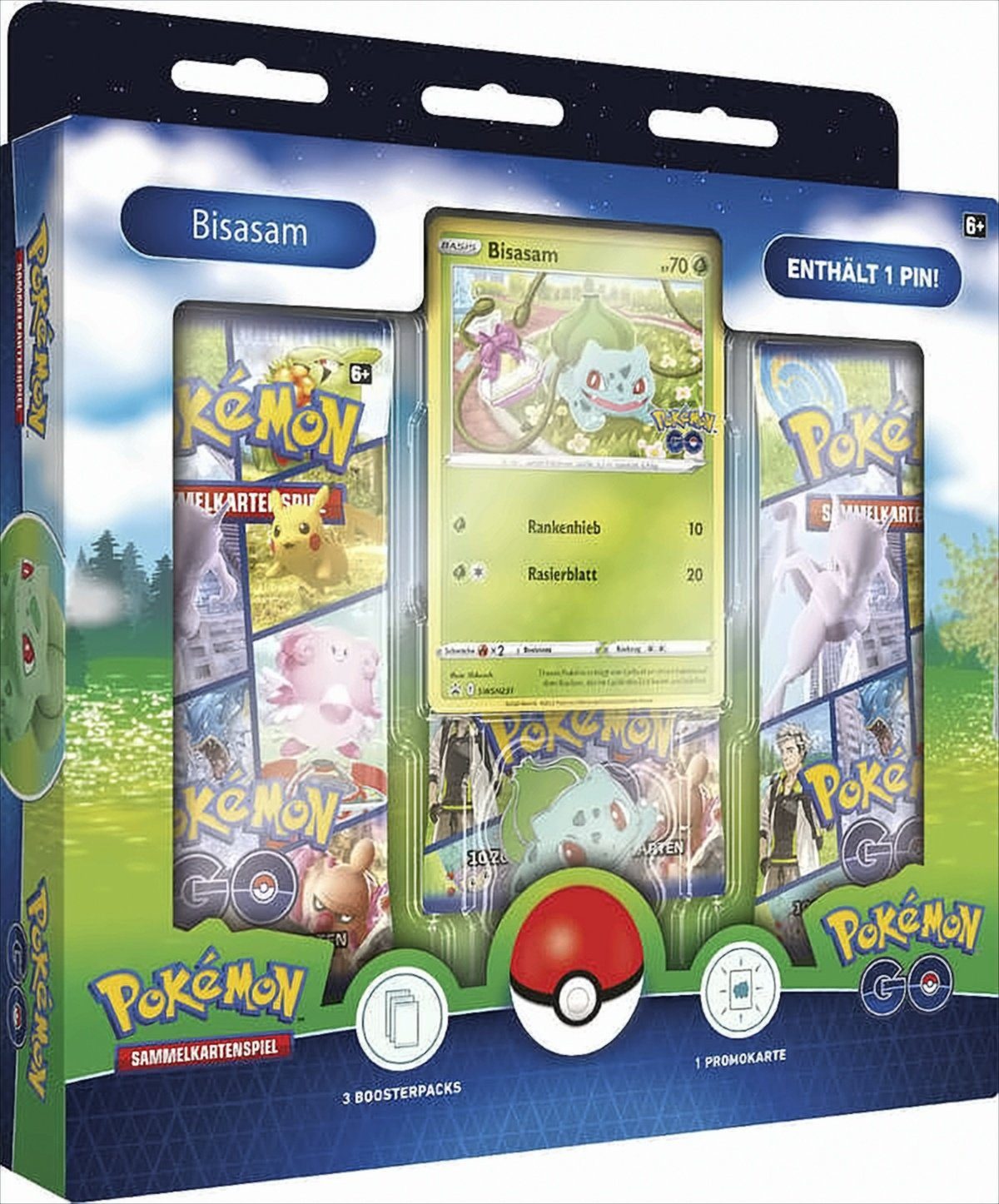 POKÉMON Sammelkarte Pokémon GO Pin Box Kollektion (sortierter Artikel)