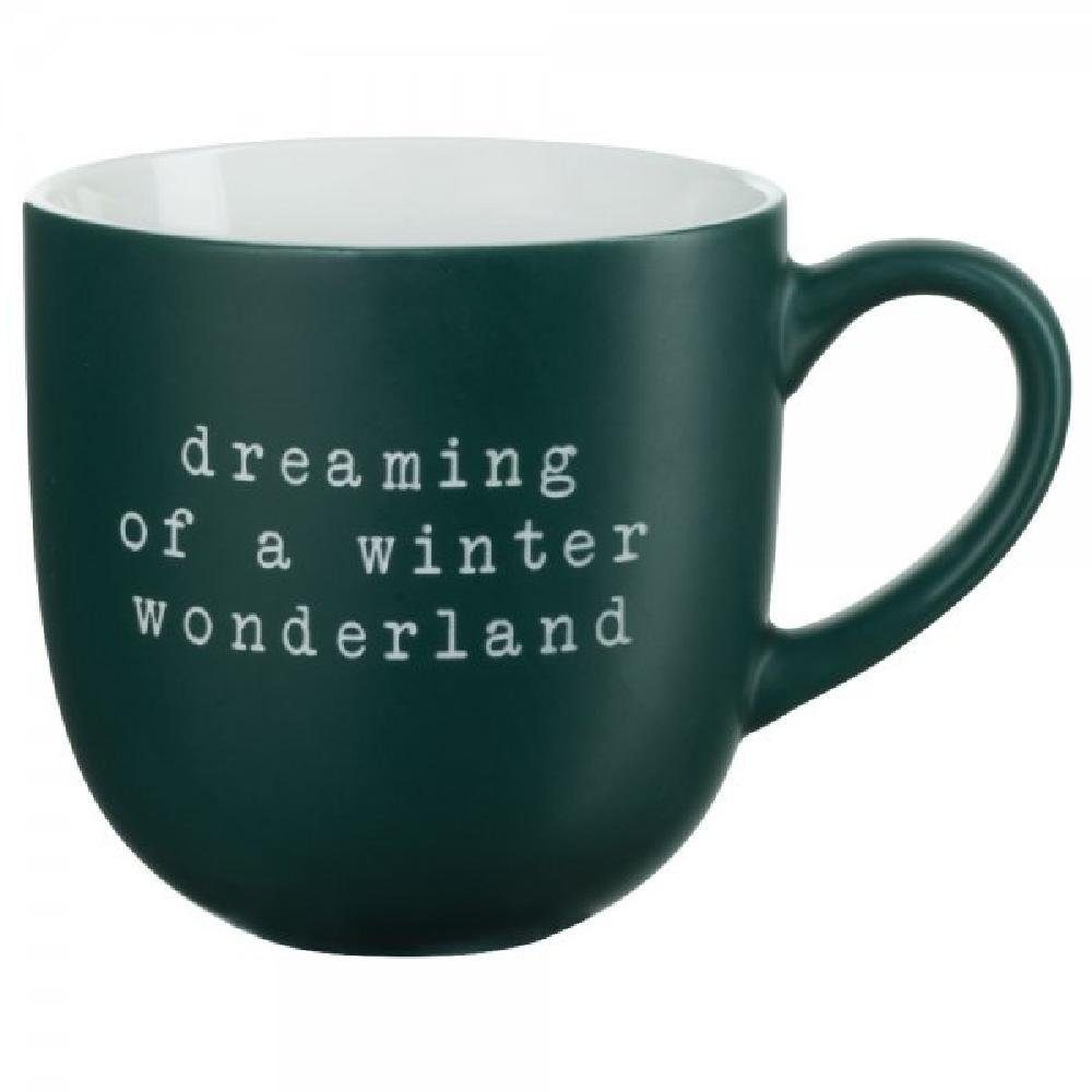 Asa Winter Wonderland Henkelbecher hey! (350ml) Grün ASA Tasse