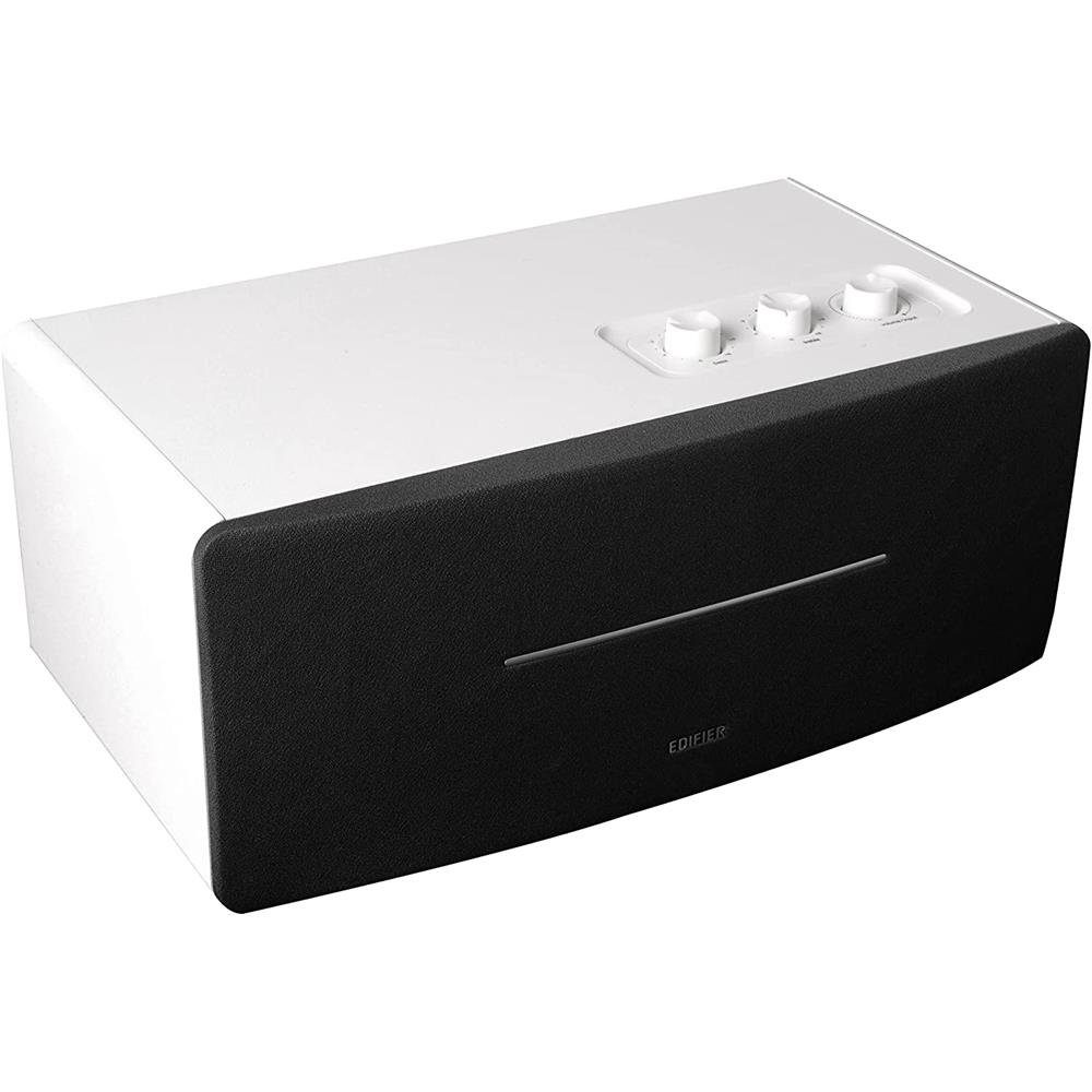 Edifier® D12 Echtholz) W, 70 Lautsprechersystem Weiß Stereo Infrarot-Fernbedienung, (Bluetooth