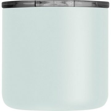 Livepac Office Tasse Doppelwandige Vakuum Edelstahltasse transparentem Deckel / Farbe: weiß