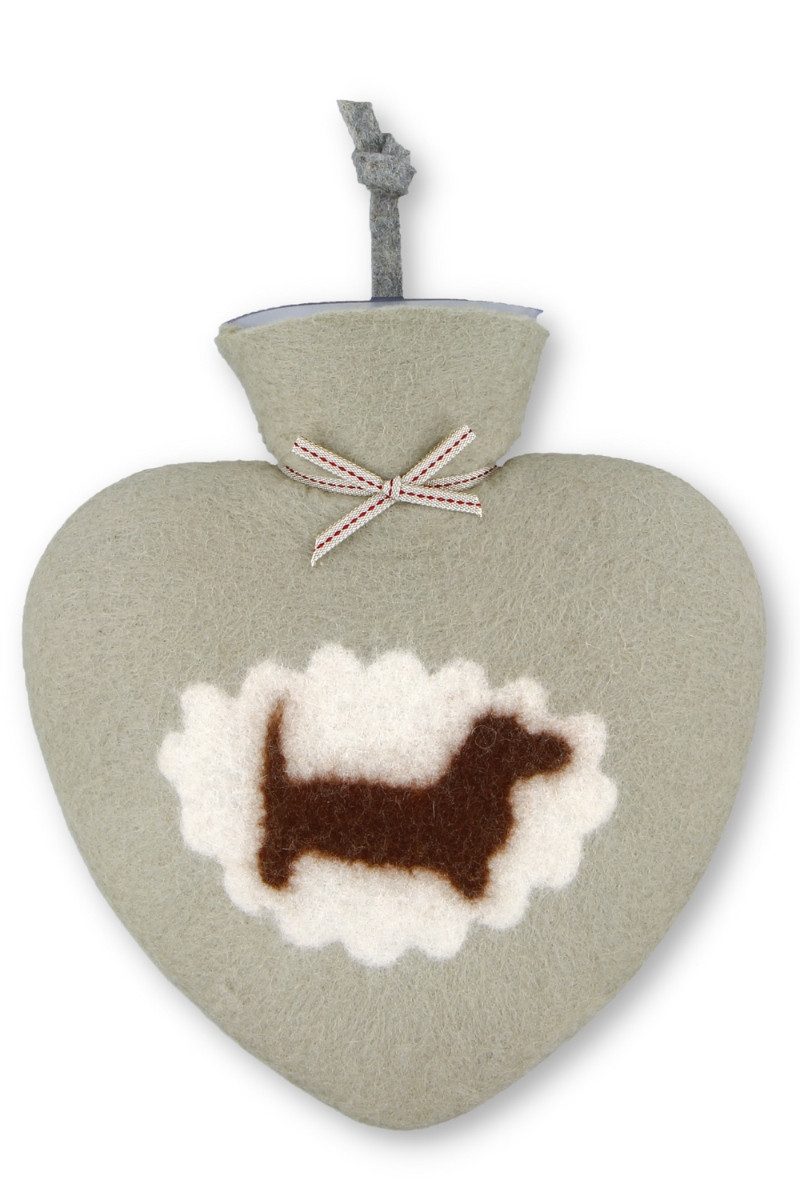 Dorothee Lehnen Wärmflasche Wärmflasche - DACKEL - powdered jade