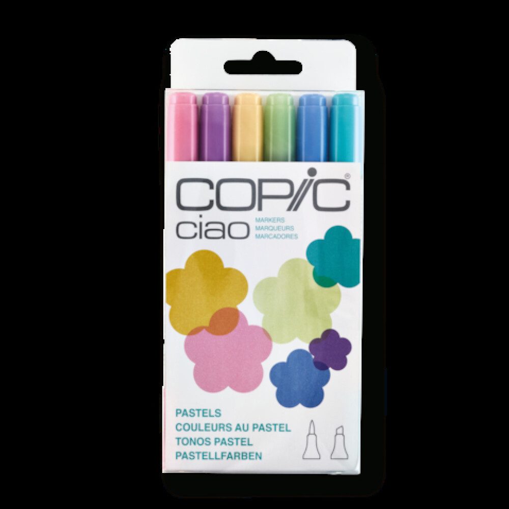 Marker Ciao 6er Set Pastellfarben