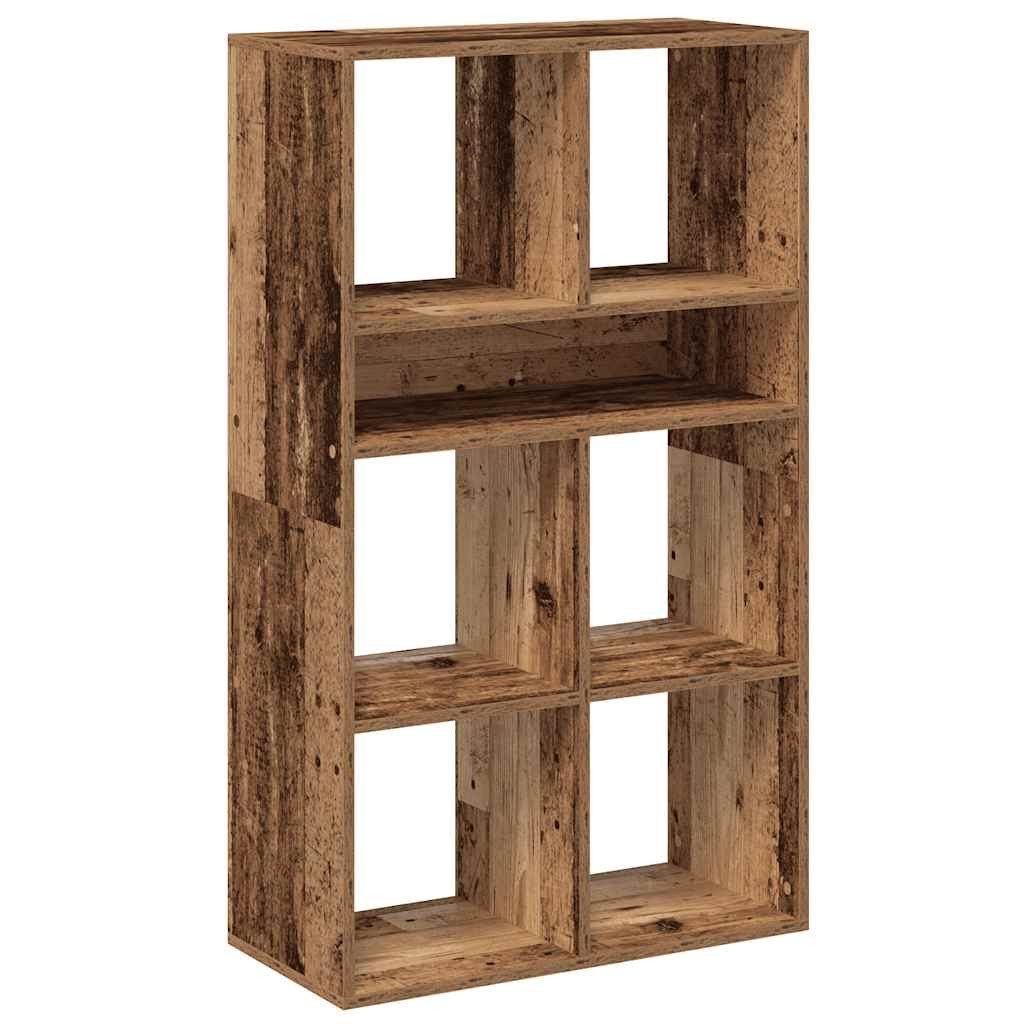 vidaXL Bücherregal Bücherregal Altholz-Optik 66x31x112 cm günstig online kaufen