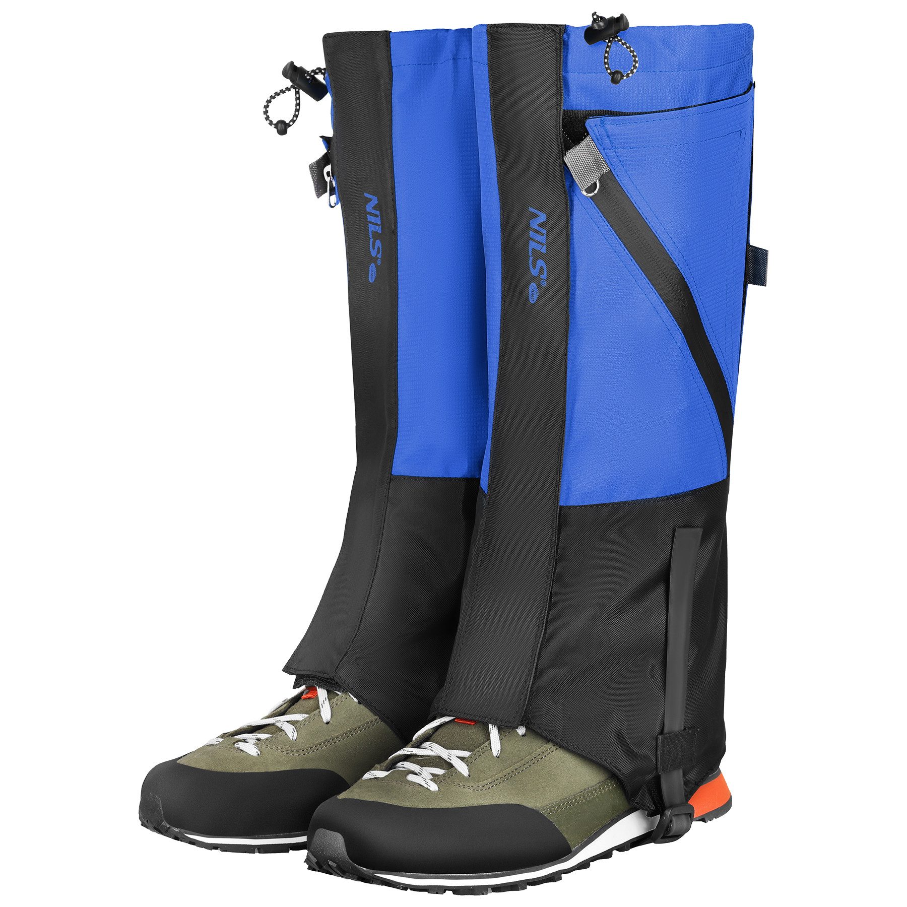 NILS CAMP Гетри Schuhüberzug Wandergamaschen Laufgamaschen, Praktischer Schutz vor Wasser, Schnee, Matsch und Sand