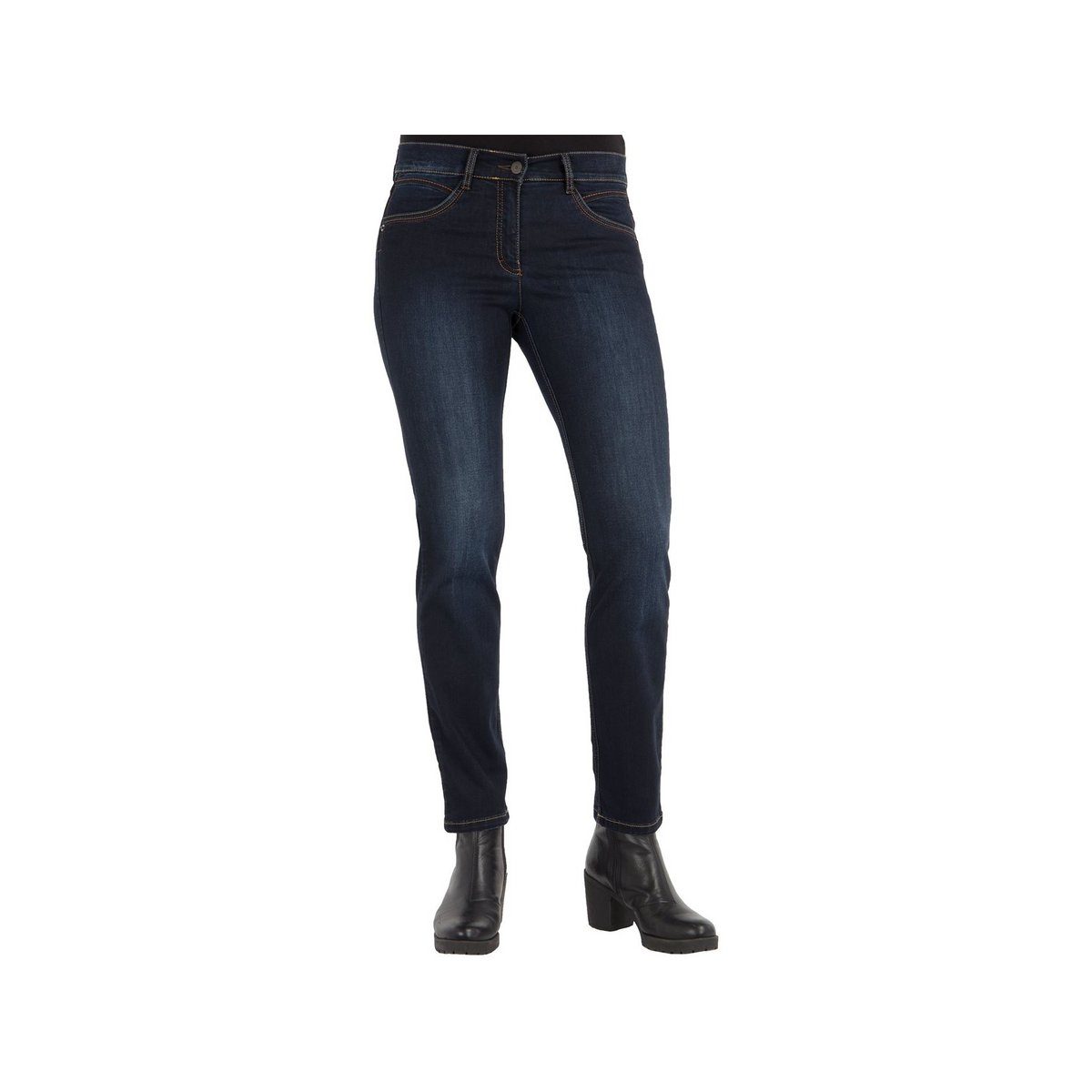 Zerres blau (1-tlg) 5-Pocket-Jeans