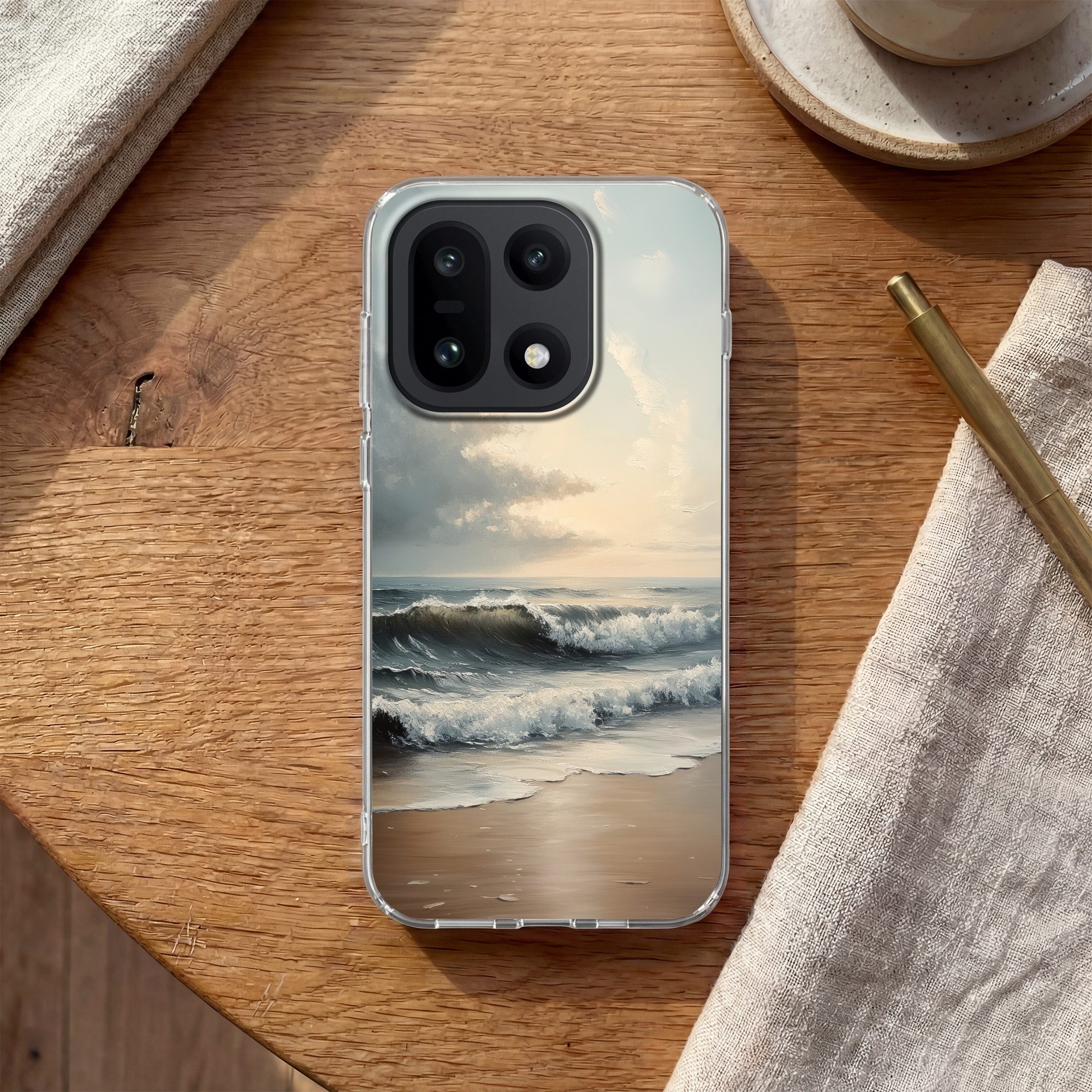 MuchoWow Handyhülle für OnePlus 15 Strand - Meer - Sonnenuntergang, Phone Case, Silikon, Schutzhülle Dünn