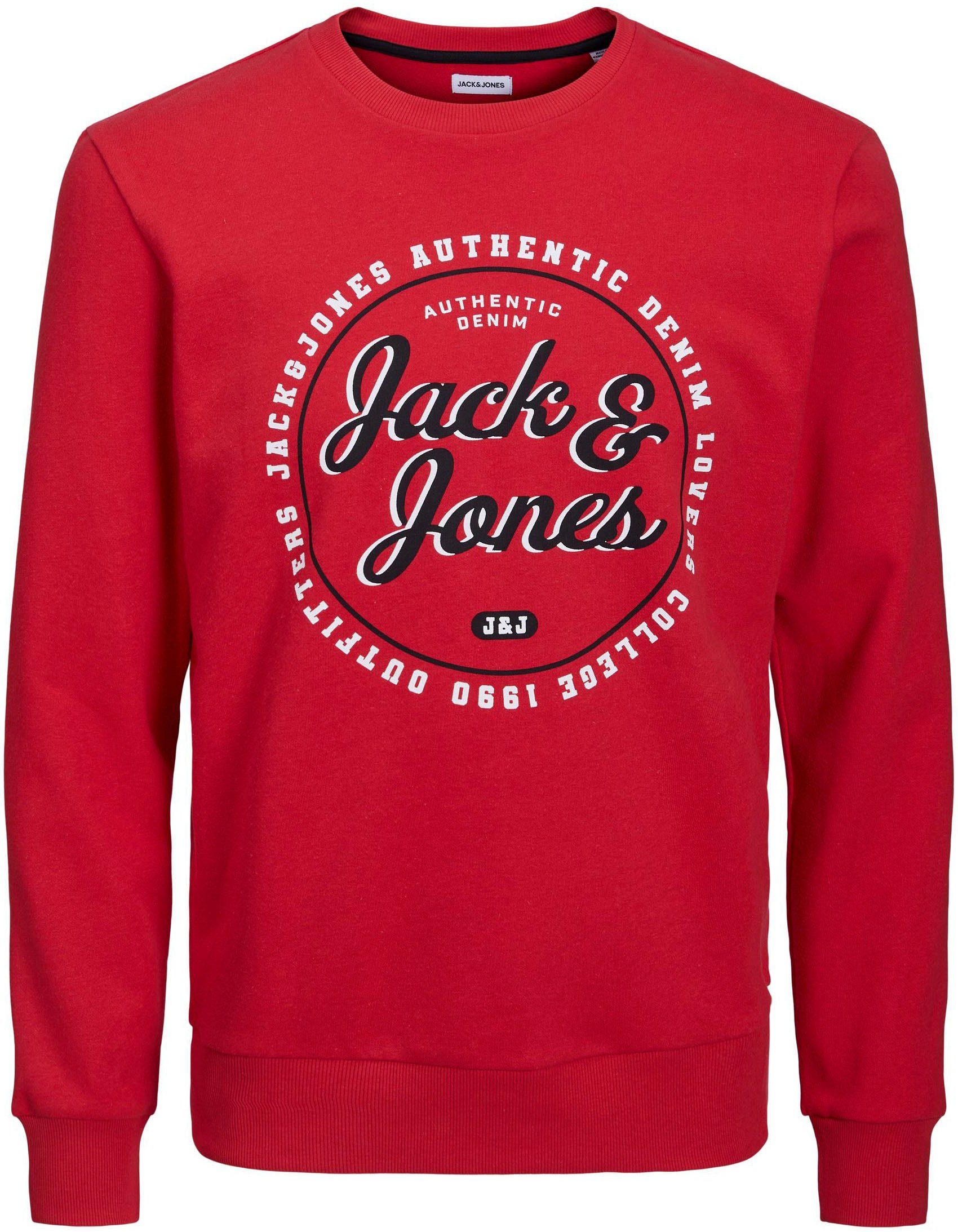 & NECK JJANDY JJ CREW Jack red Sweatshirt Jones SWEAT