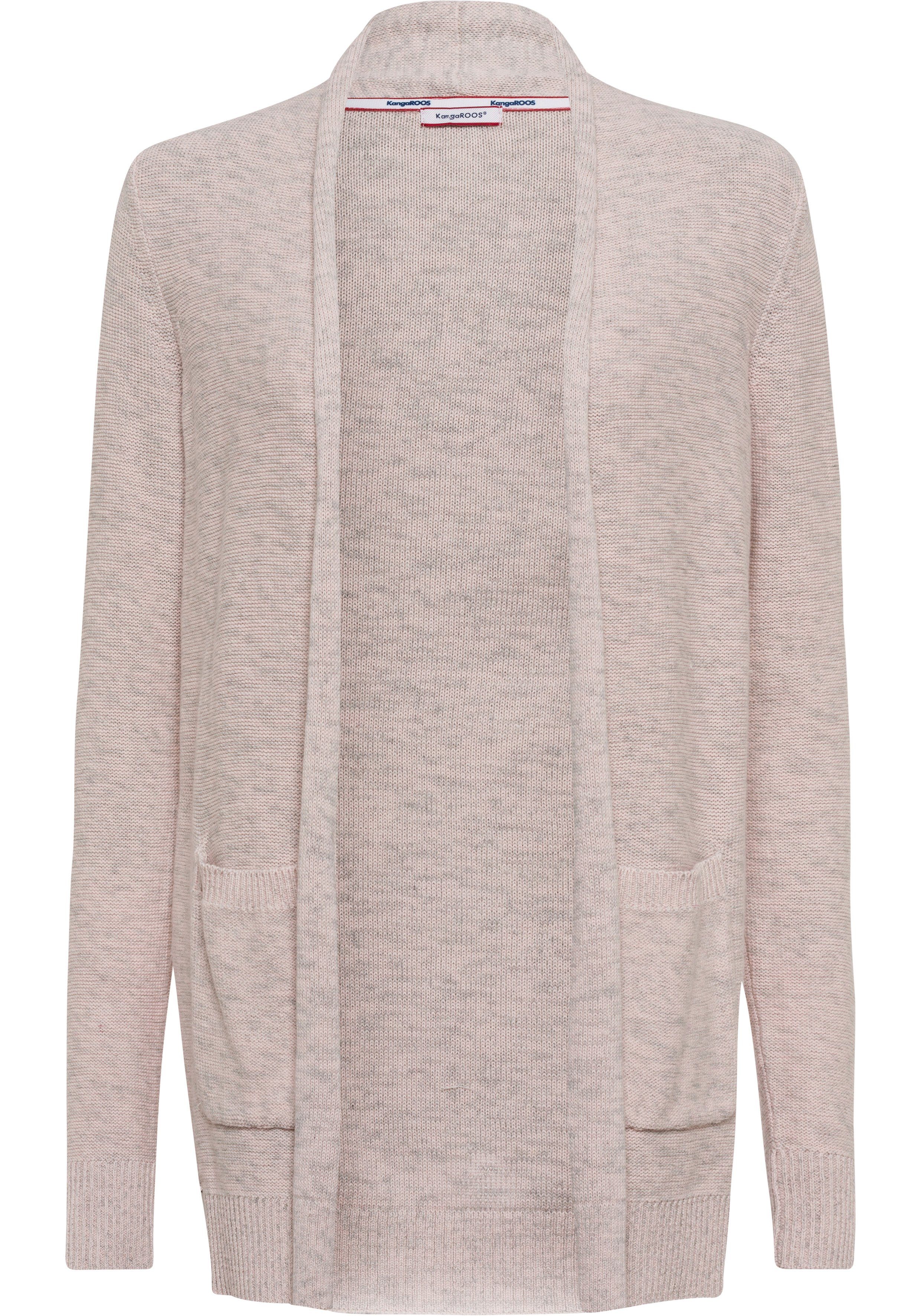 KangaROOS Strickjacke in melierter Optik