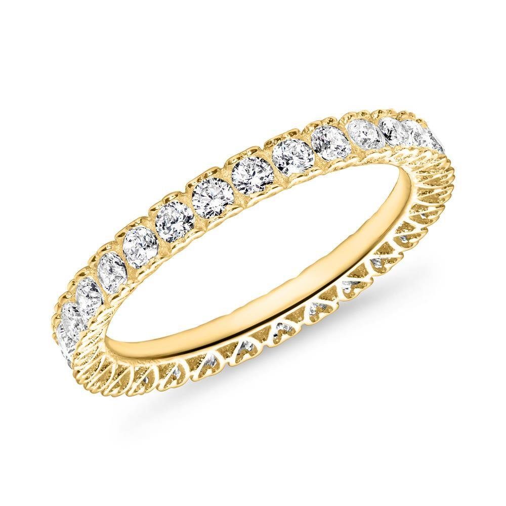 Unique Goldring Unique Damenring aus 8-karätigem günstig online kaufen
