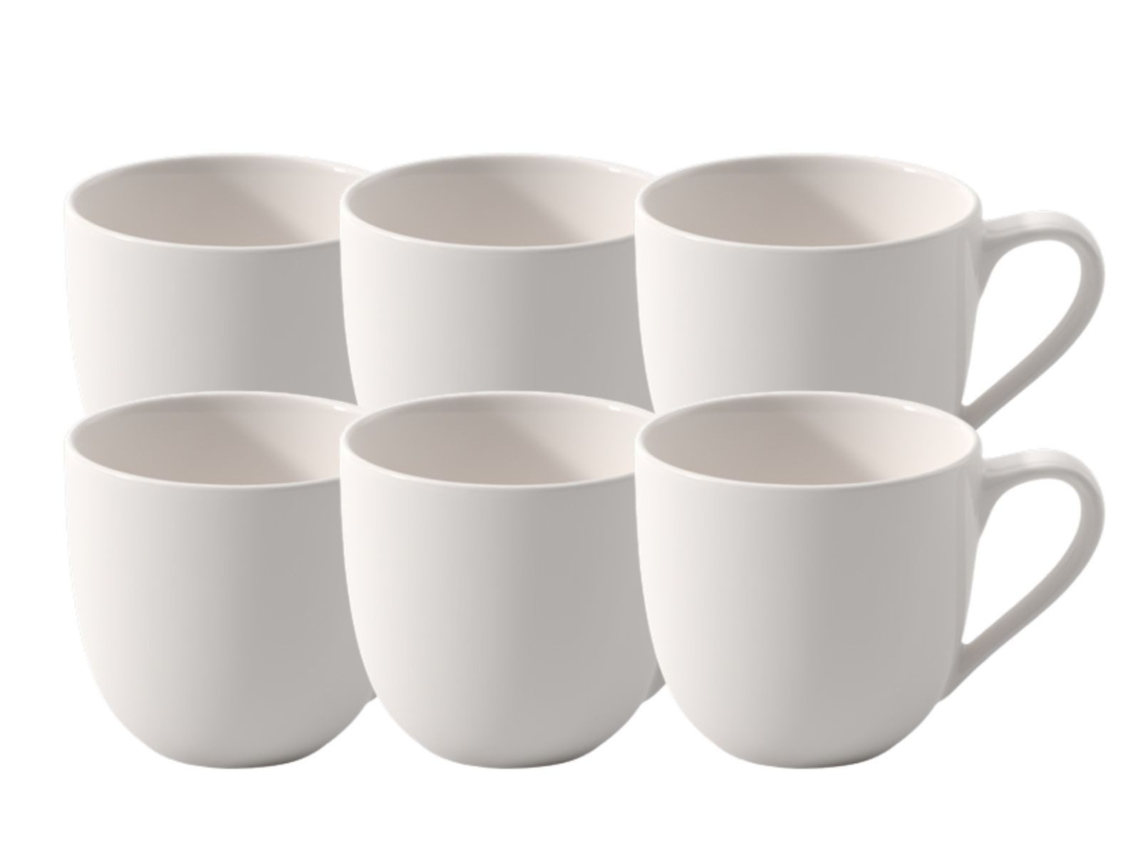 Villeroy & Boch Espressotasse For Me Mokka-/Espressoobertasse 0,07l Set6, Premium Porcelain