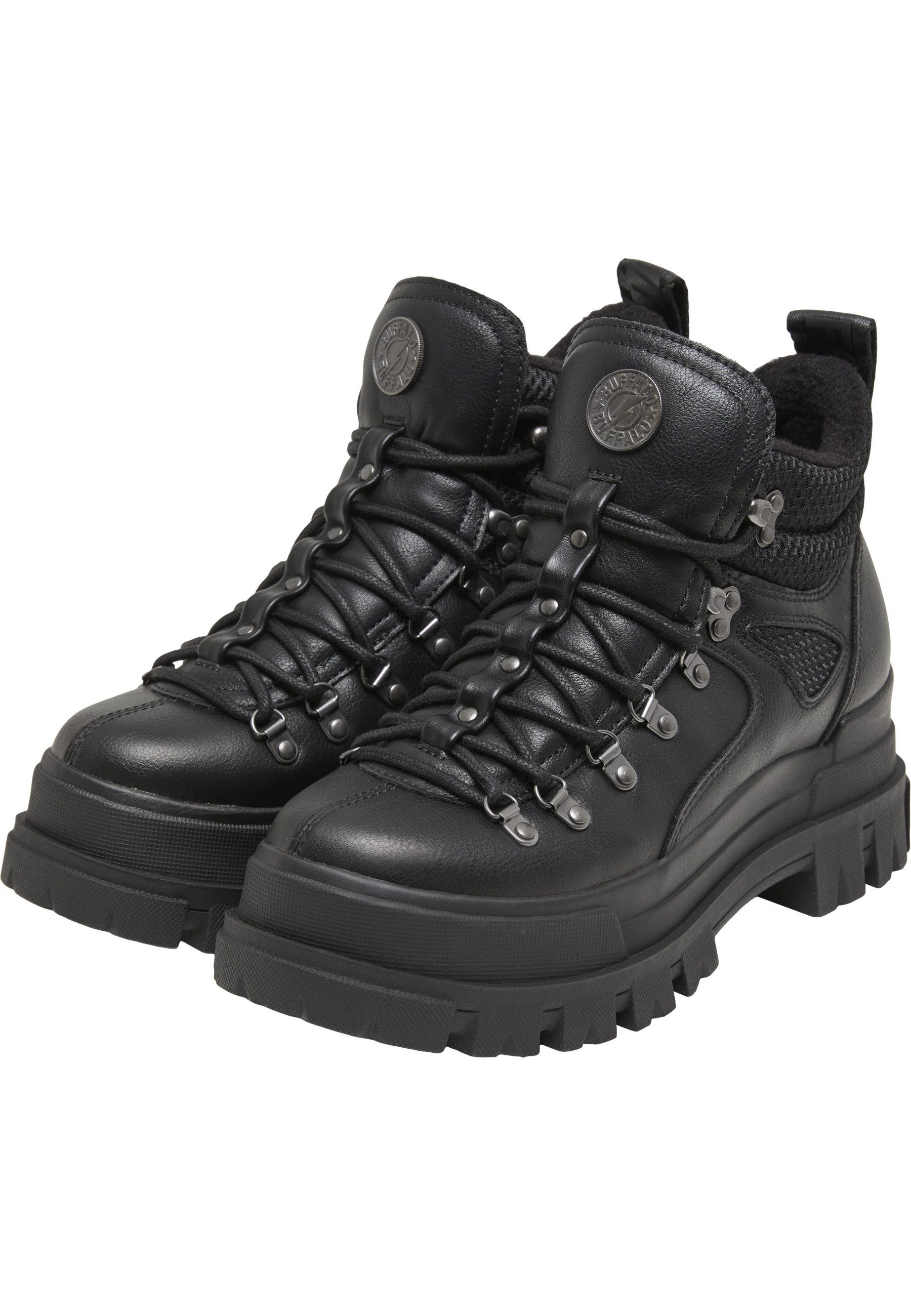 Buffalo Buffalo ASPHA LACE UP HIKE - VEGAN NUBUCK/MESH Stiefel