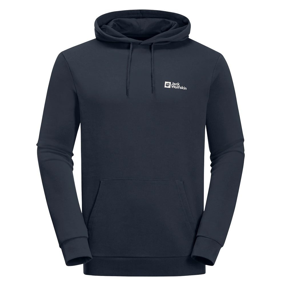 Jack Wolfskin Kapuzenpullover Essential (Bio-Baumwolle) nachtblau Herren günstig online kaufen
