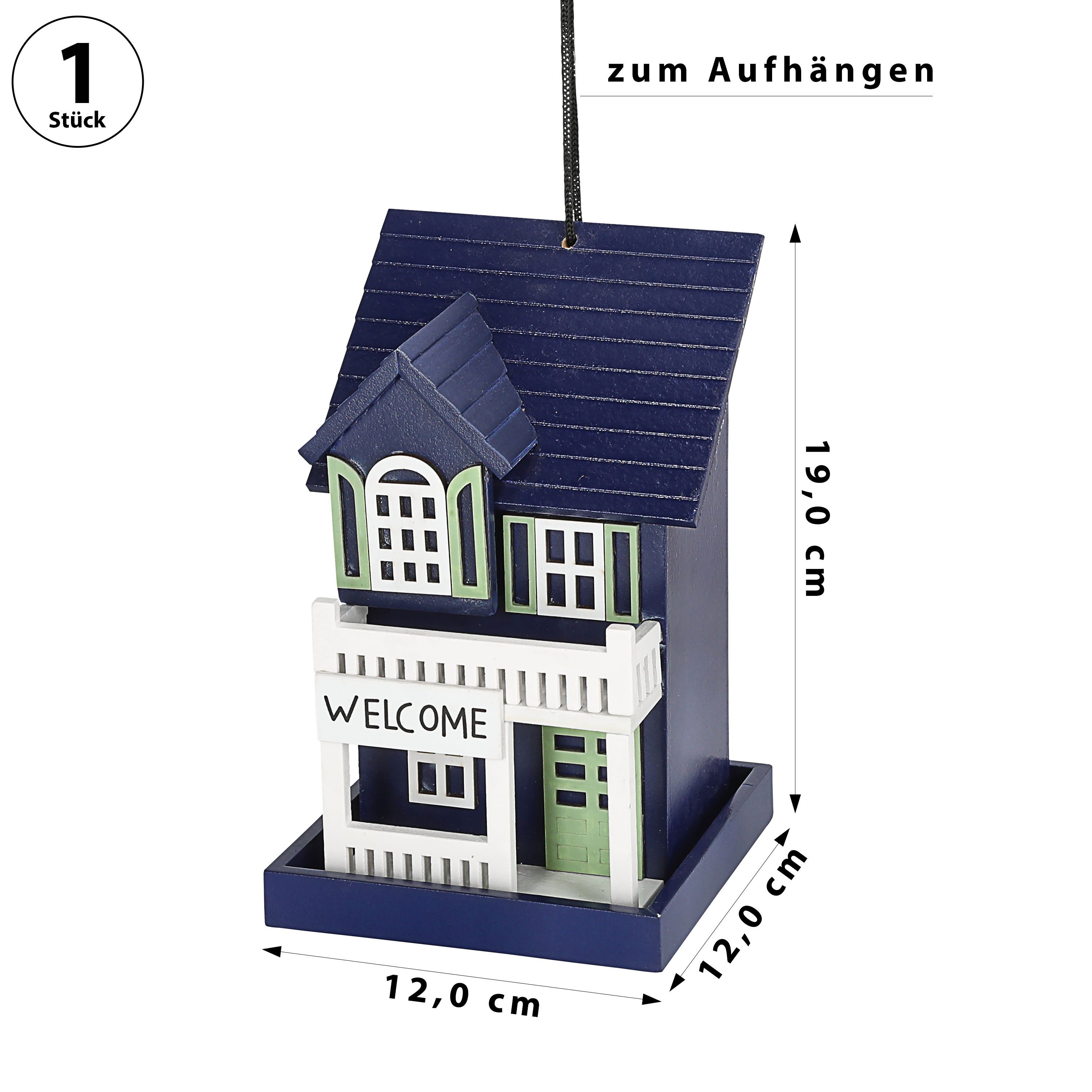 CEPEWA Vogelhaus Vogelhaus zum Aufhängen 'Welcome' günstig online kaufen