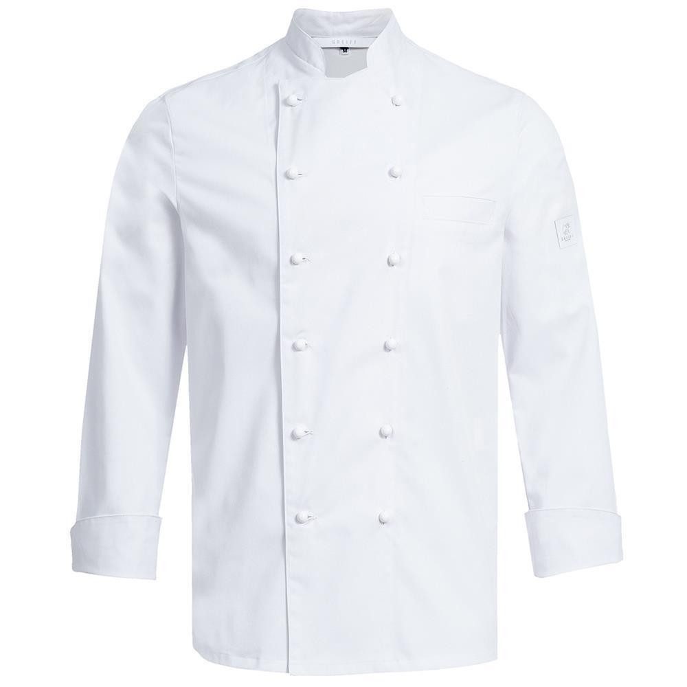 Kochjacke Greiff GASTRO MODA Cuisine Herren Premium-Kochjacke Regular Weiß