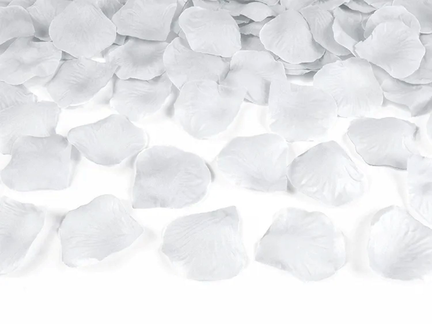 partydeco Streudeko 100 Rosenblätter aus Stoff – Ø 5 cm