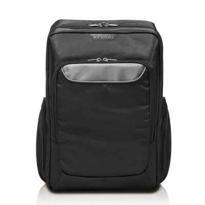 Everki Laptoprucksack Advance EKP107 15,6 Zoll Laptopfach (27 l, Tabletfach, Extra Fächer), Mit Geheimfach & Seitentaschen / Ergonomische Schultergurte / Schwarz