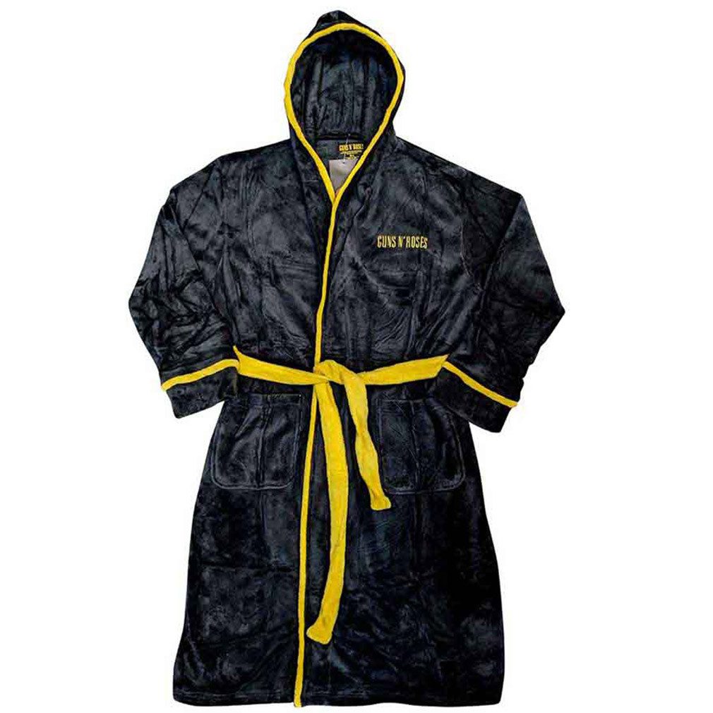 Guns N' Roses Morgenmantel Classic Logo, Plüsch Flauschig Robe