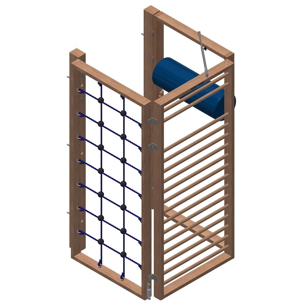 Sprossenwand Turnwand-Kombination TuWa Kletterhaus 3