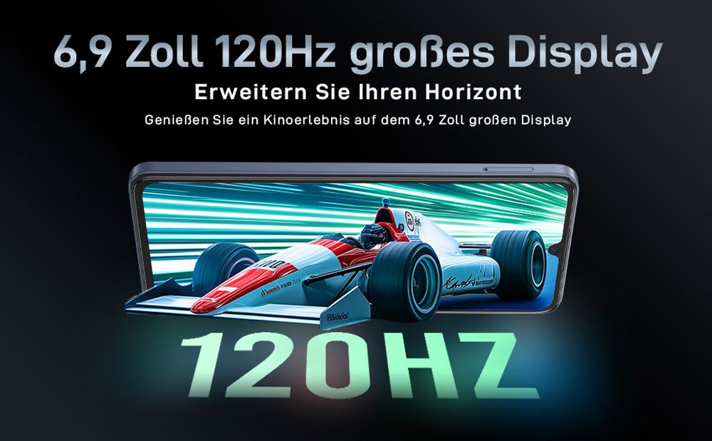 ZTE Blade V70 Max Smartphone (17,53 cm/6,9 Zoll, 128 GB Speicherplatz, 50 MP Kamera)