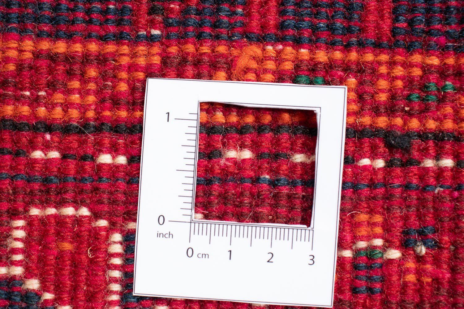 Orientteppich Perser - Nomadic - Handgeknüpft, morgenland, 305 Zertifikat dunkelrot, 214 10 cm - Höhe: mm, mit x Einzelstück rechteckig, Wohnzimmer