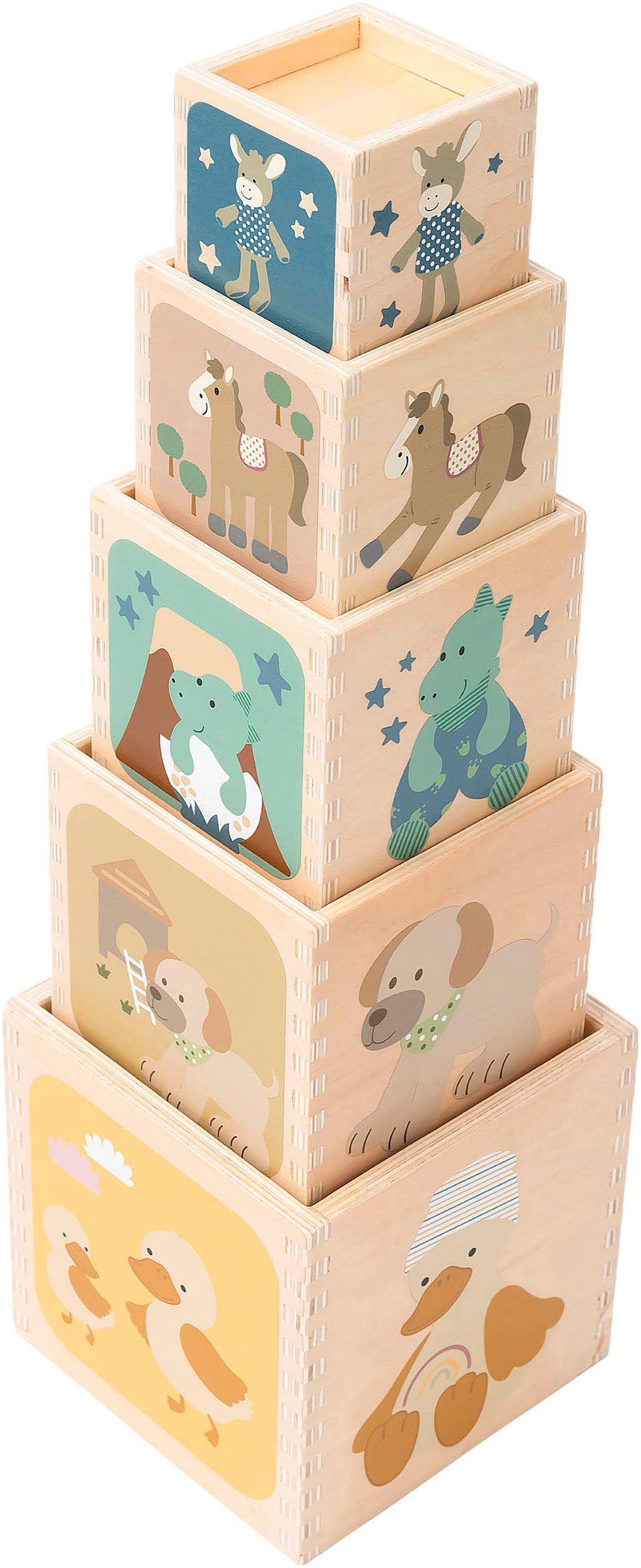 Sterntaler® Stapelspielzeug Steck- & Stapelspiel