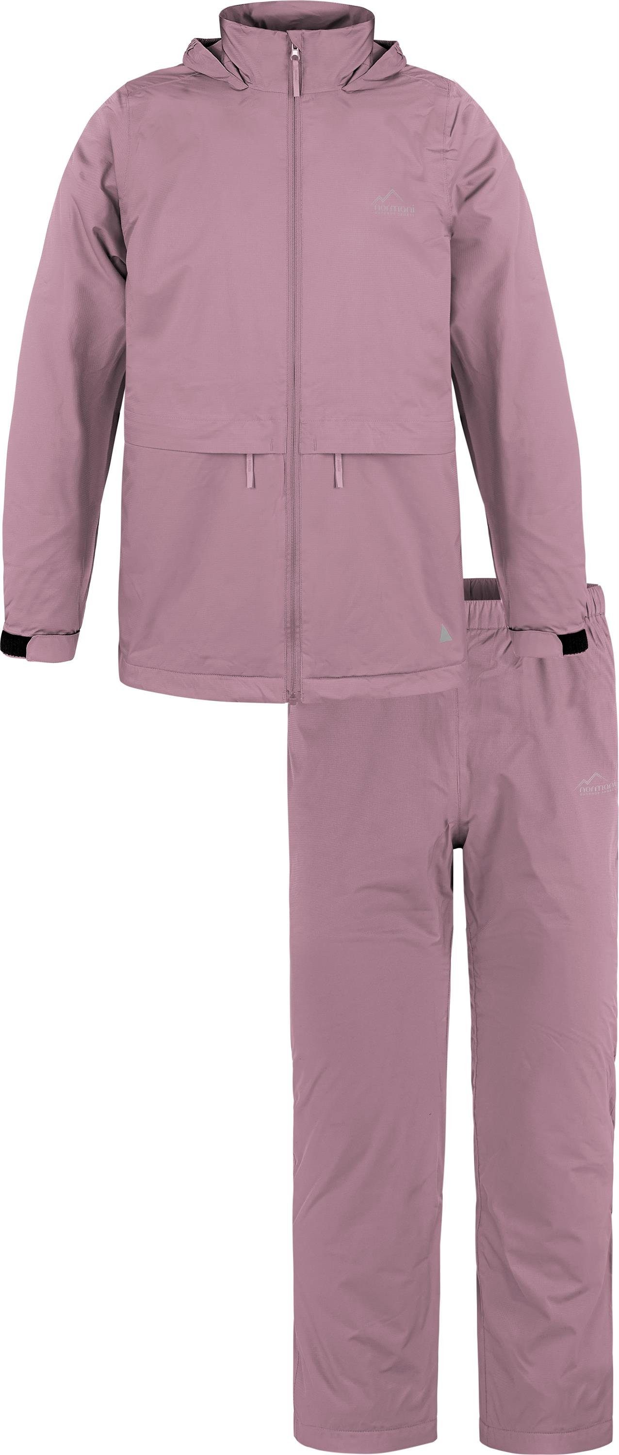 normani Regenjacke Kinder Sommer Regenjacke und Regenhose Wasserdichter Regenanzug Regen Overall für Junge und Mädchen
