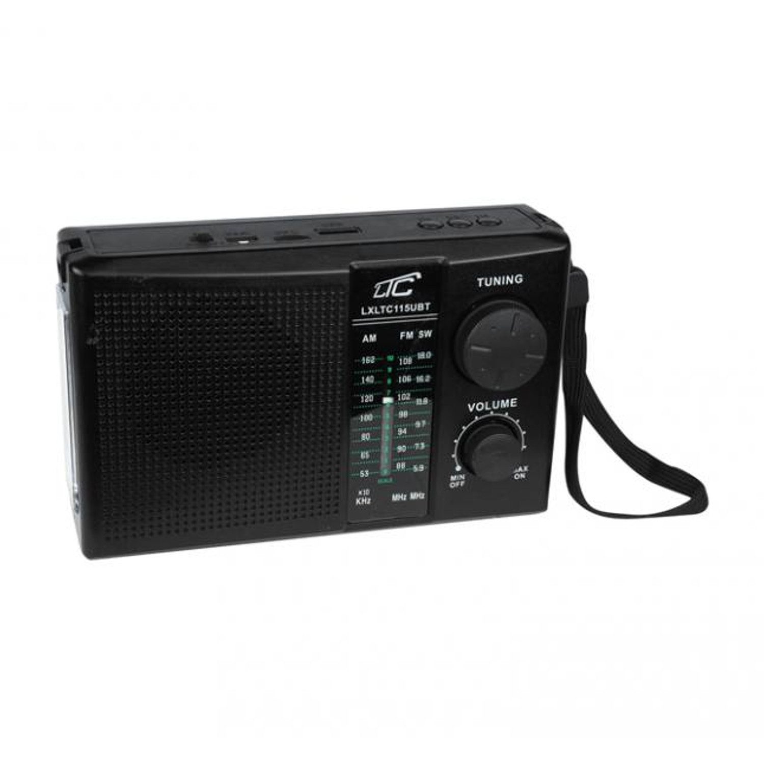 LTC LXLTC115UBT Radio (2,00 W, Bluetooth-Mobilfunkgerät mit Solarpanel)