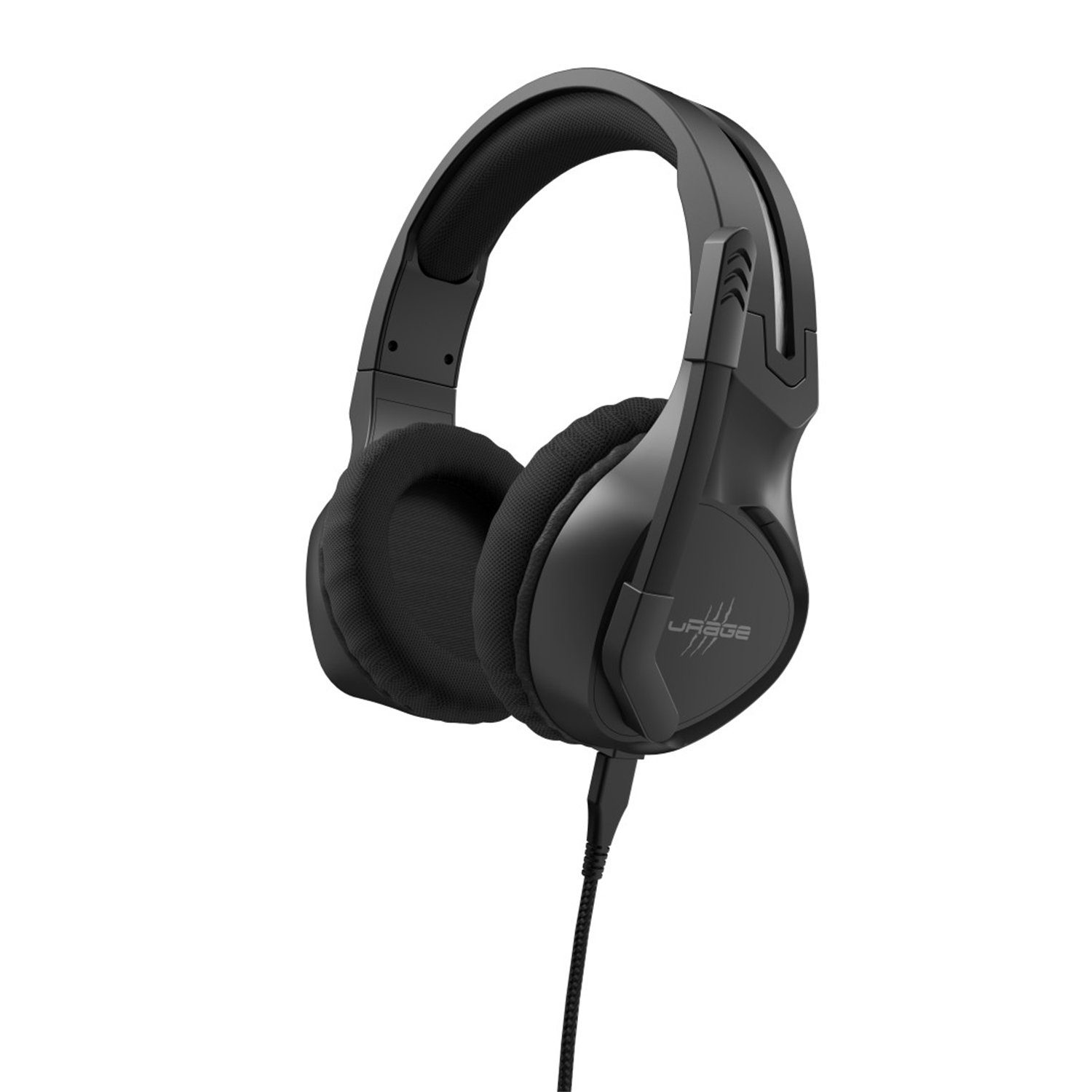 uRage SoundZ 300 V2, Schwarz Gaming-Headset (Lautstärkeregler)
