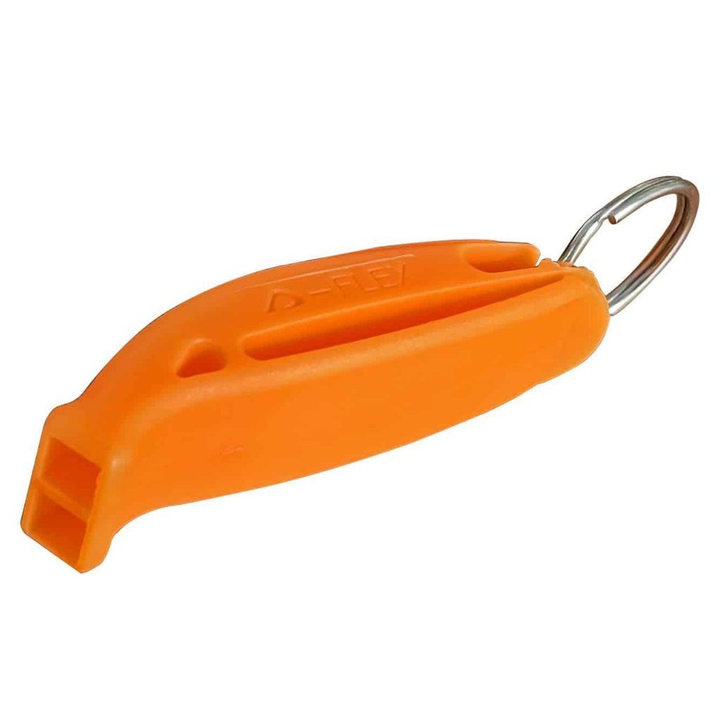 Munkees Signalpfeife Marine Pfeife mit Schlüsselring für Alltag und Outdoor, (Einzelartikel, 1-St), Kompakte Signalpfeife mit Schlüsselring für unterwegs